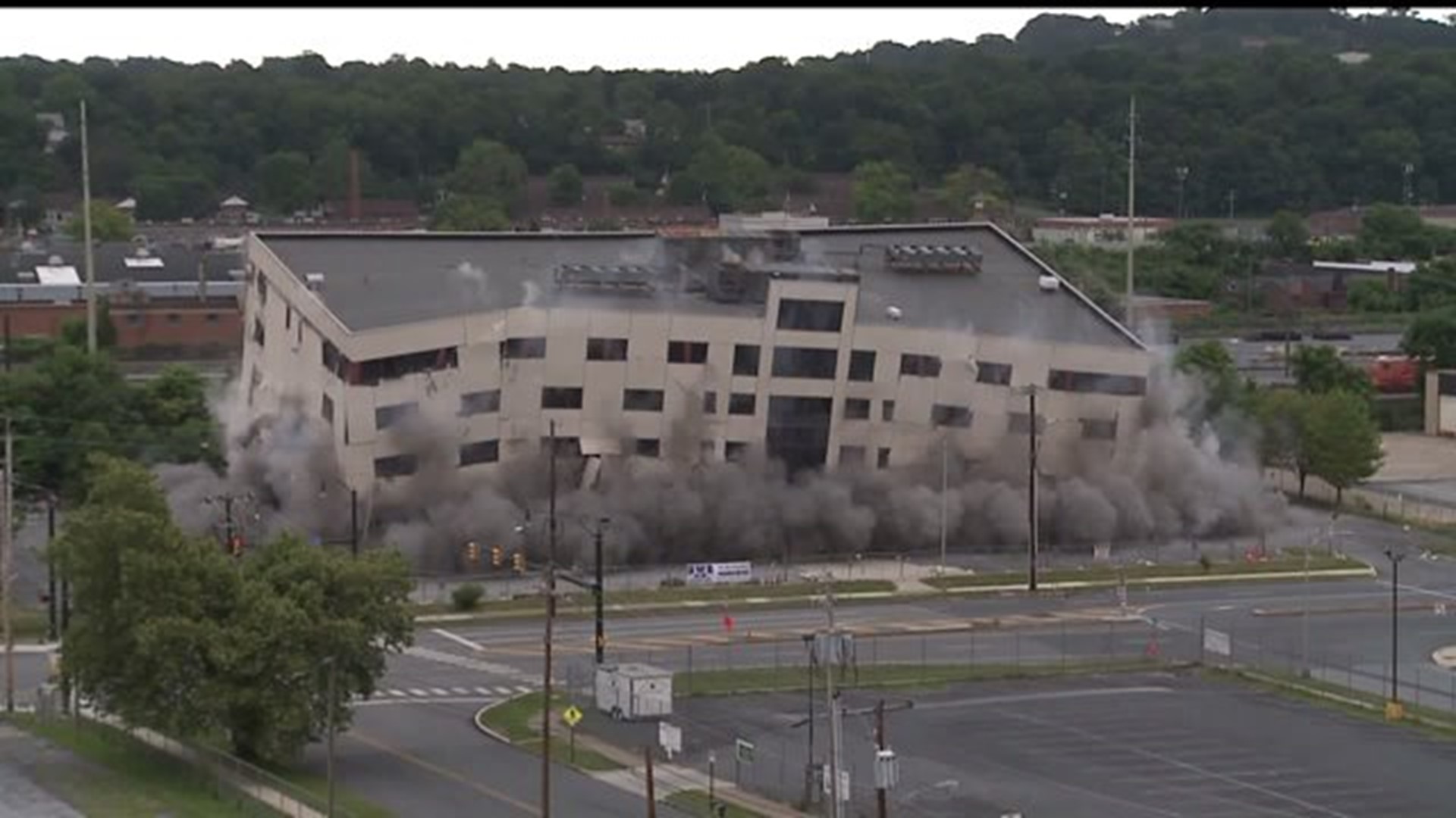 Harrisburg`s Bertolino Building is imploded