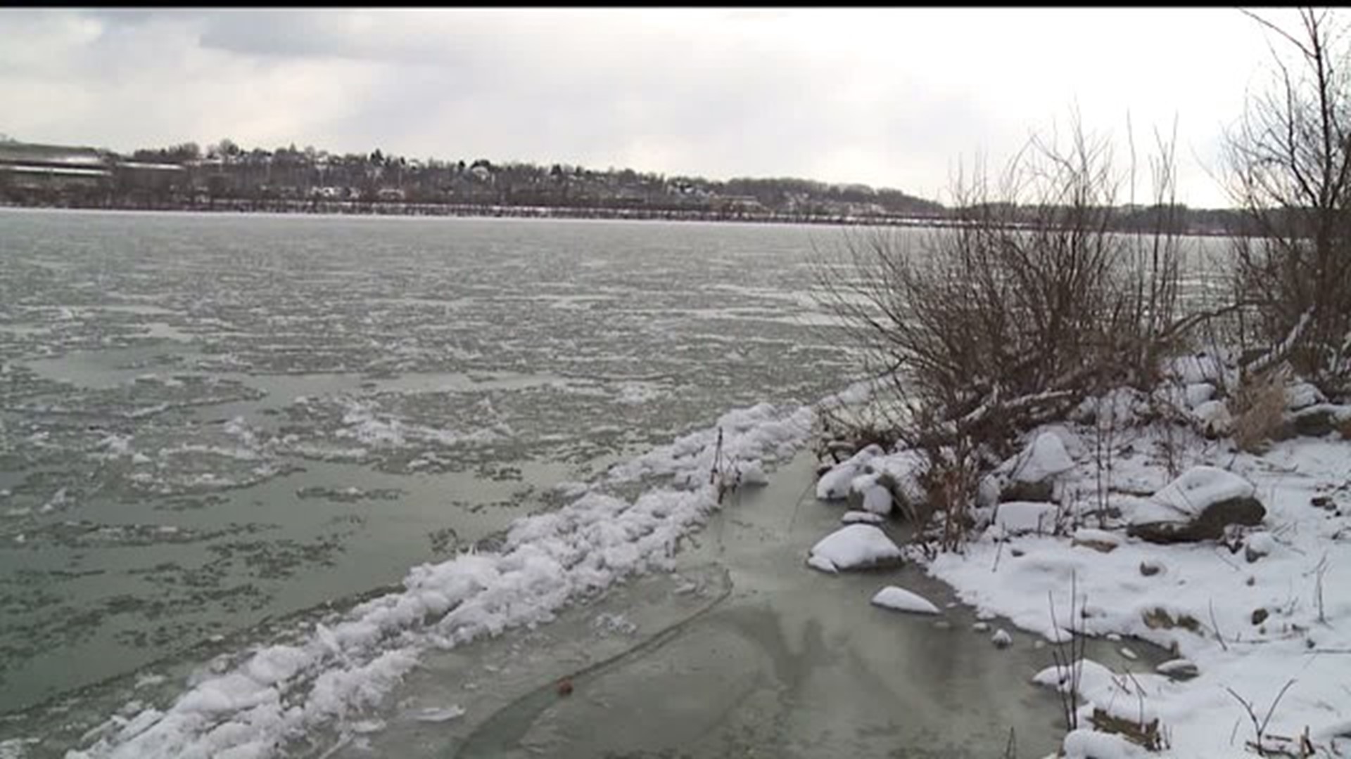 Ice on the river makes search for Medard Kowalski difficult
