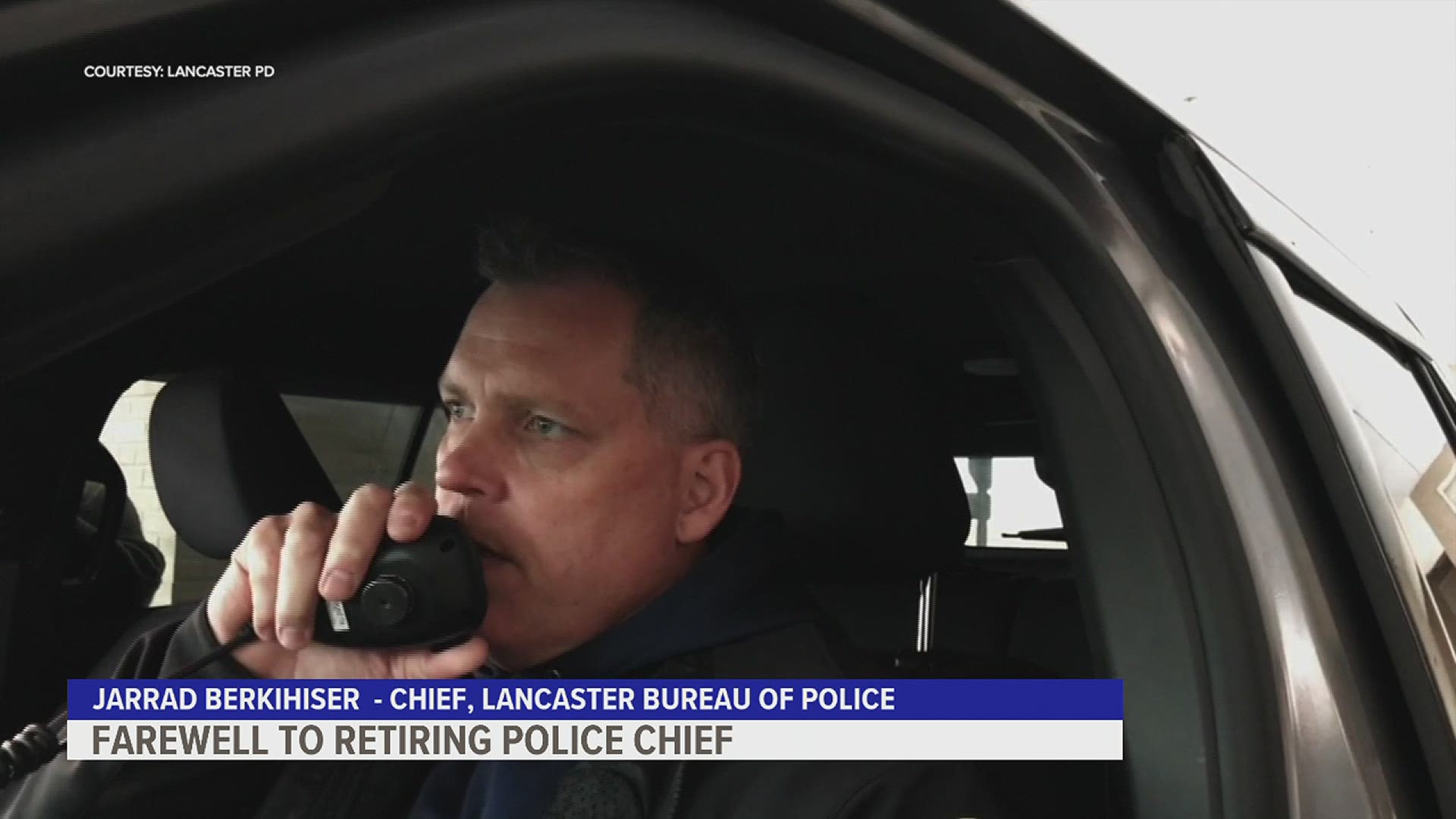 Chief Jarrad Berkihiser retired Thursday after 26 years of service to the city. His retirement comes amid controversy.
