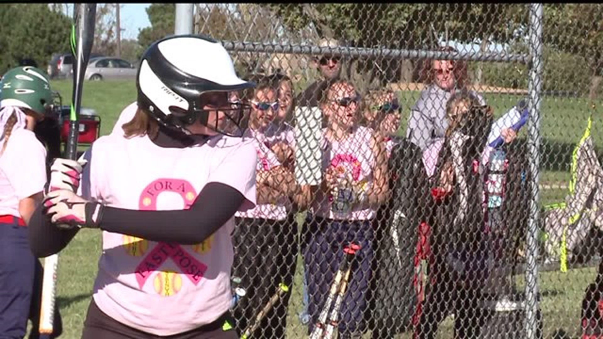 Softball players in Shrewsbury pitch for a purpose