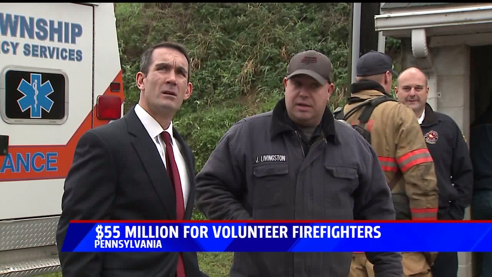 $55 million for volunteer firefighters