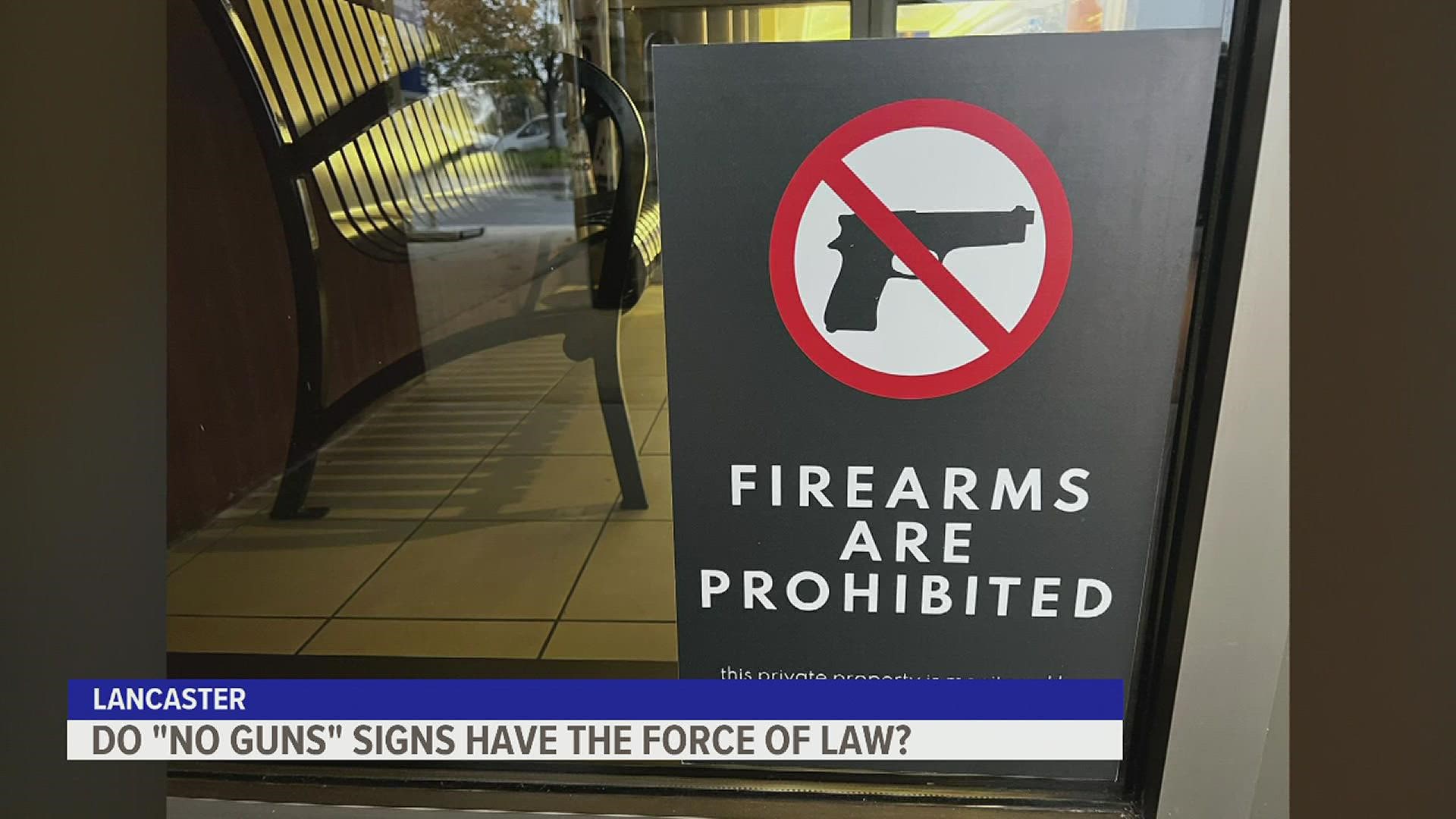 The Oct. 17 shooting at Lancaster's Park City Center called into question the enforceability of gun bans in private businesses.