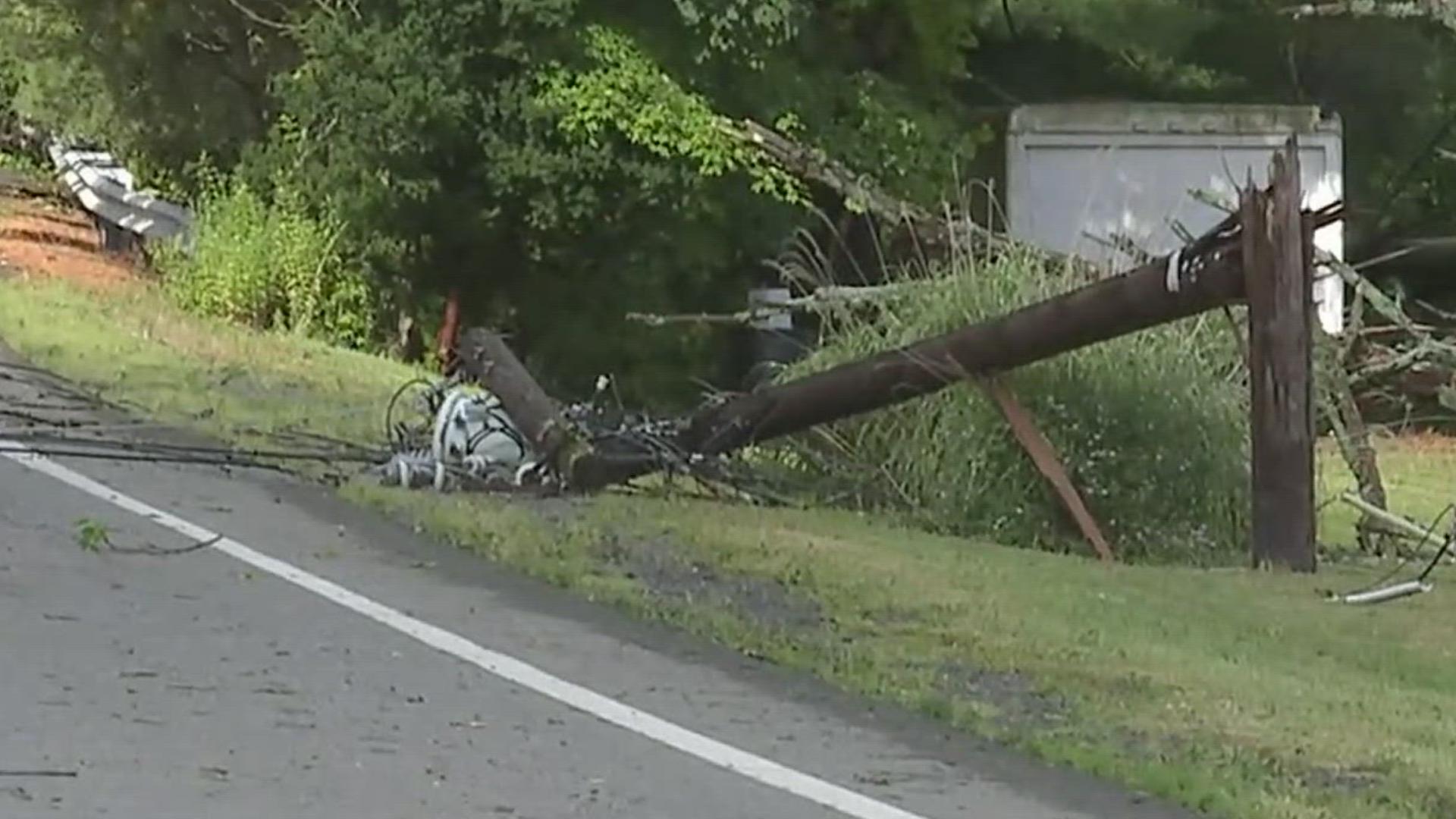 Dauphin County was one of the hardest-hit areas in our region from severe storms Wednesday.