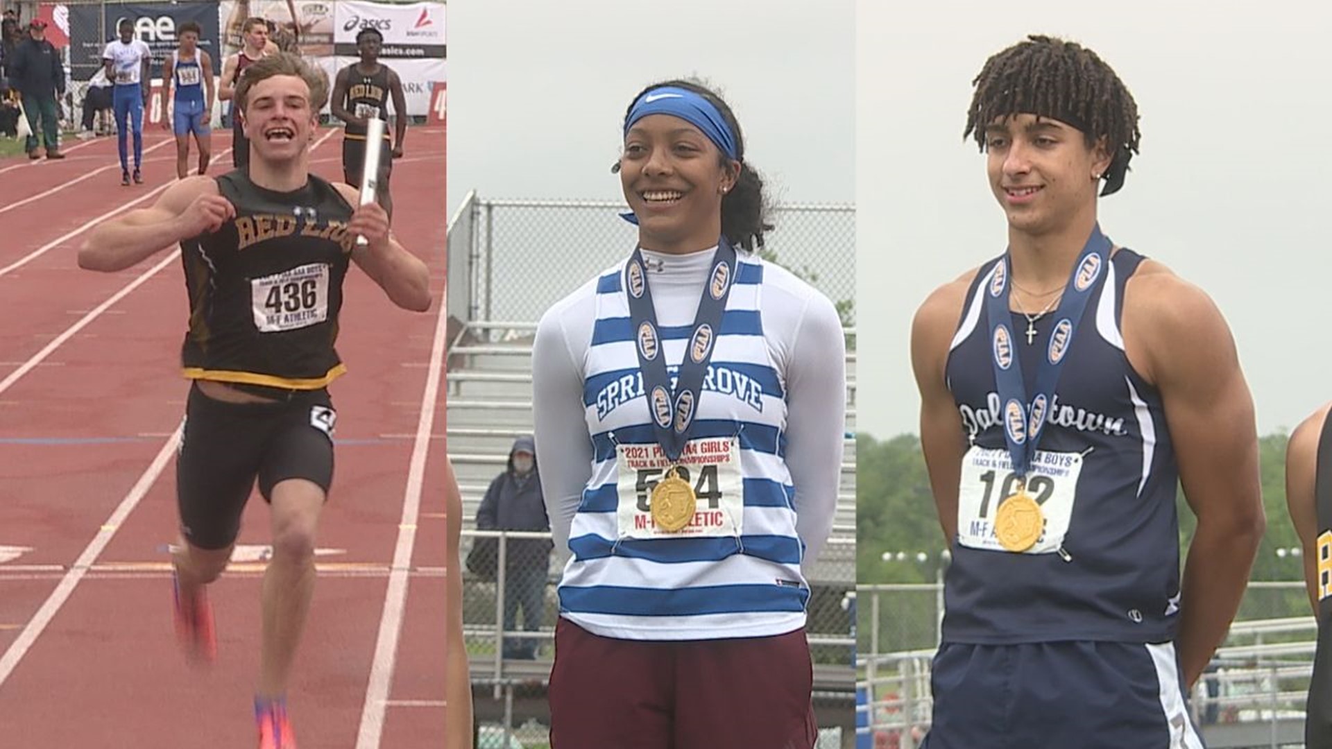 Local students athletes helped lock up gold medals in nine events on Saturday.