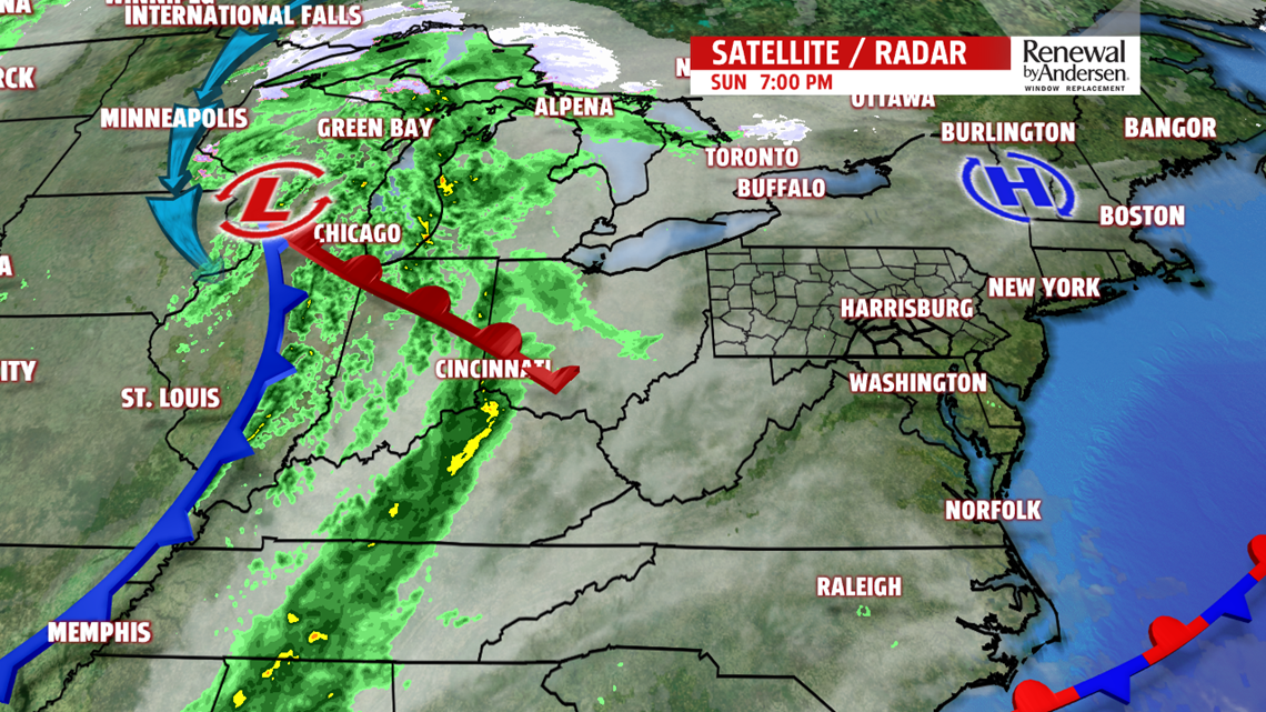 Rainy & Unsettled start for the week ahead | fox43.com