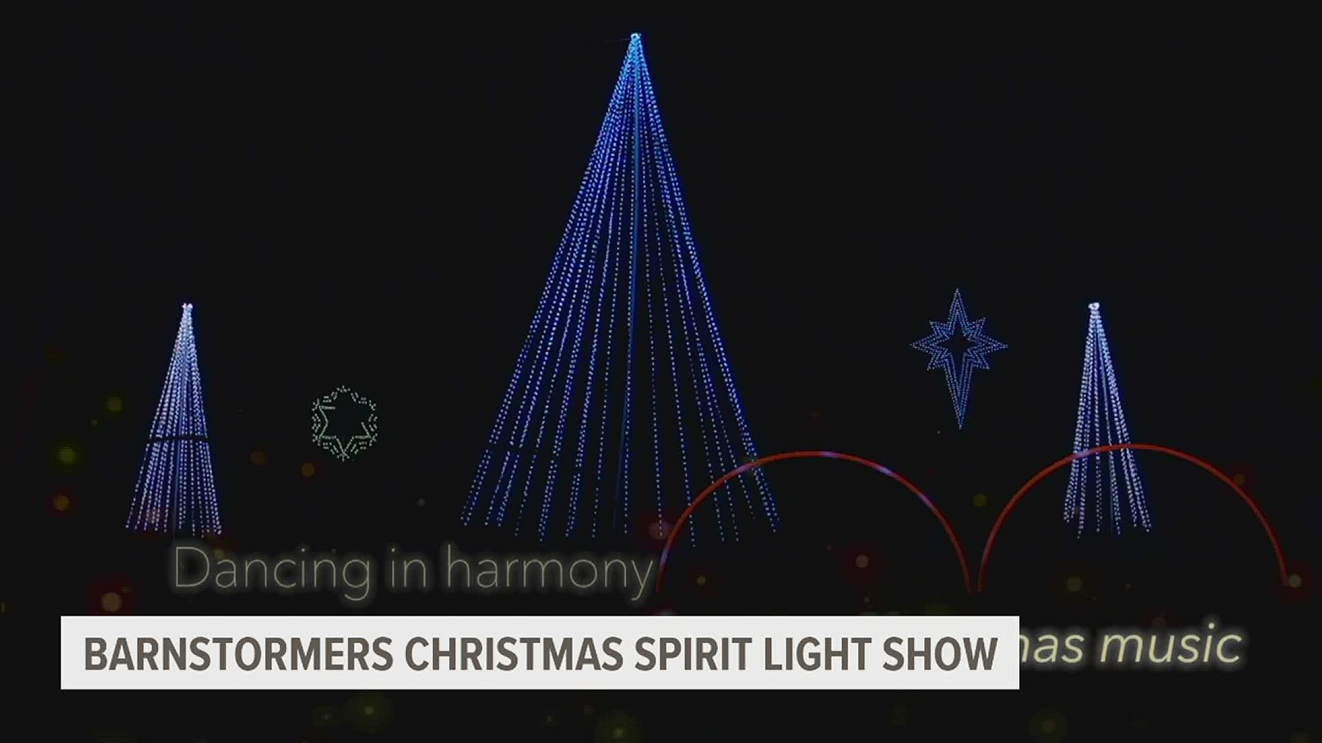 The Lancaster Barnstomers host their fourth Christmas Spirit Light Show this year, running until Jan. 1.