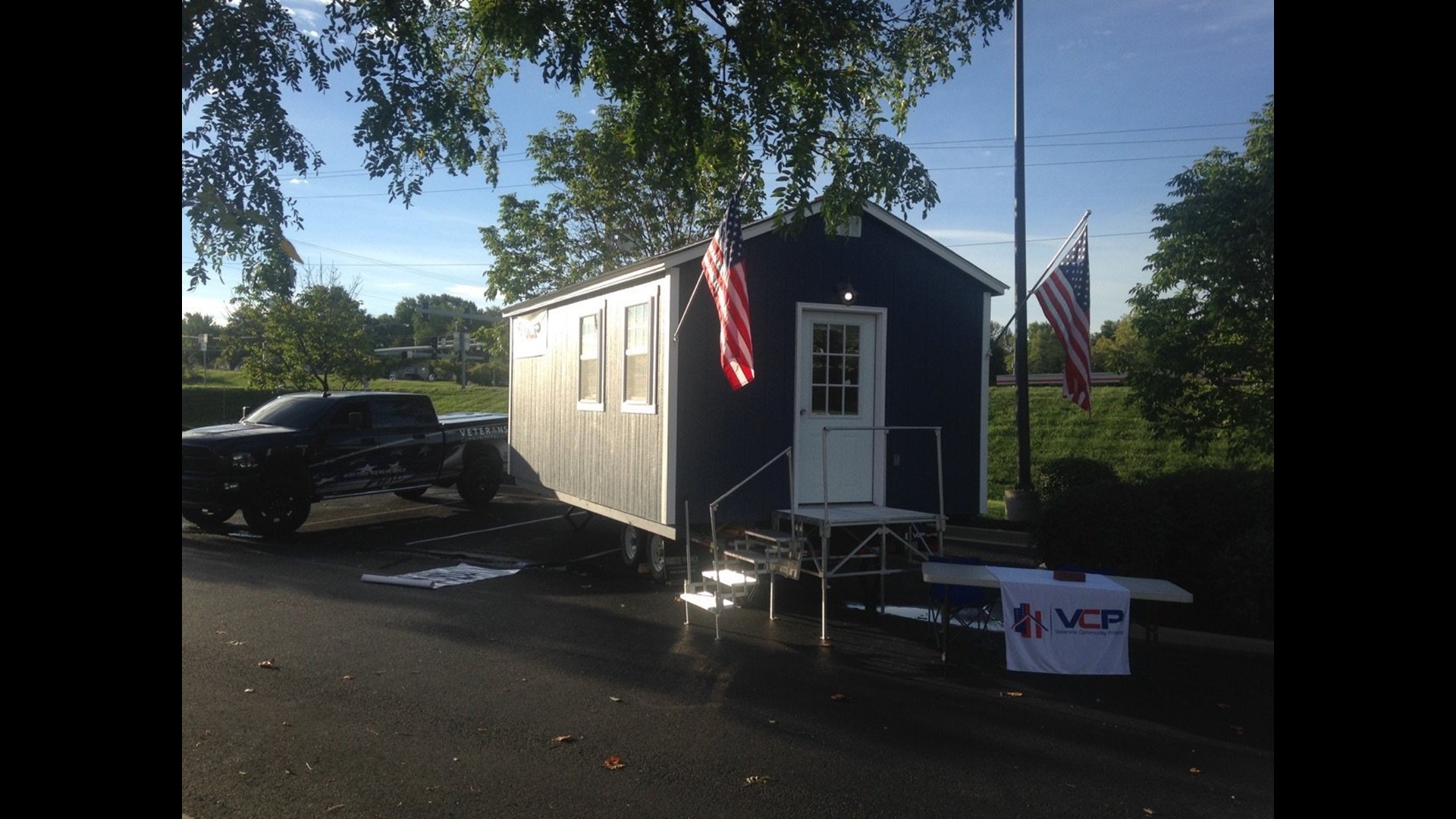 Tiny homes built for veterans, by veterans
