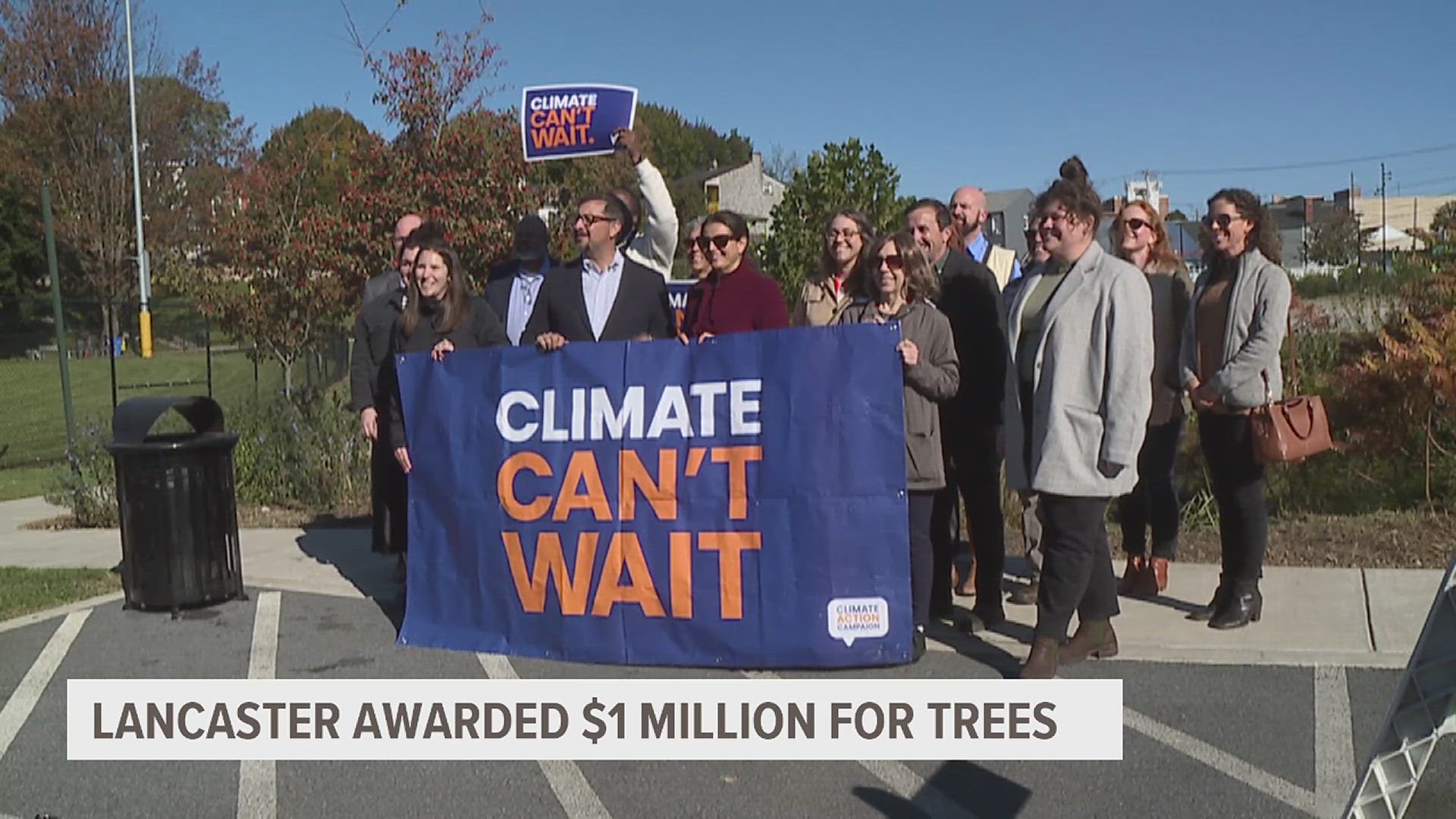 Lancaster will use the money to get trees from the nine Lancaster County tree farms.