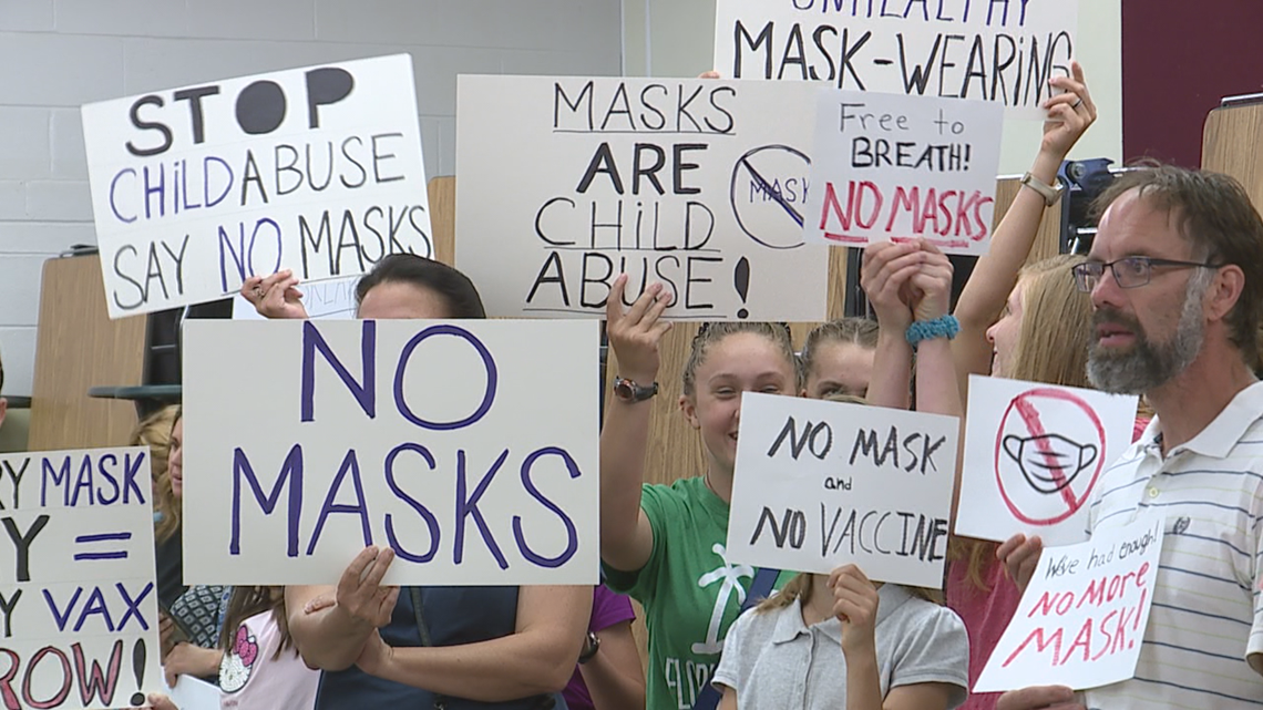 Shippensburg Area School District parents protest school mask mandate - Vimarsana News