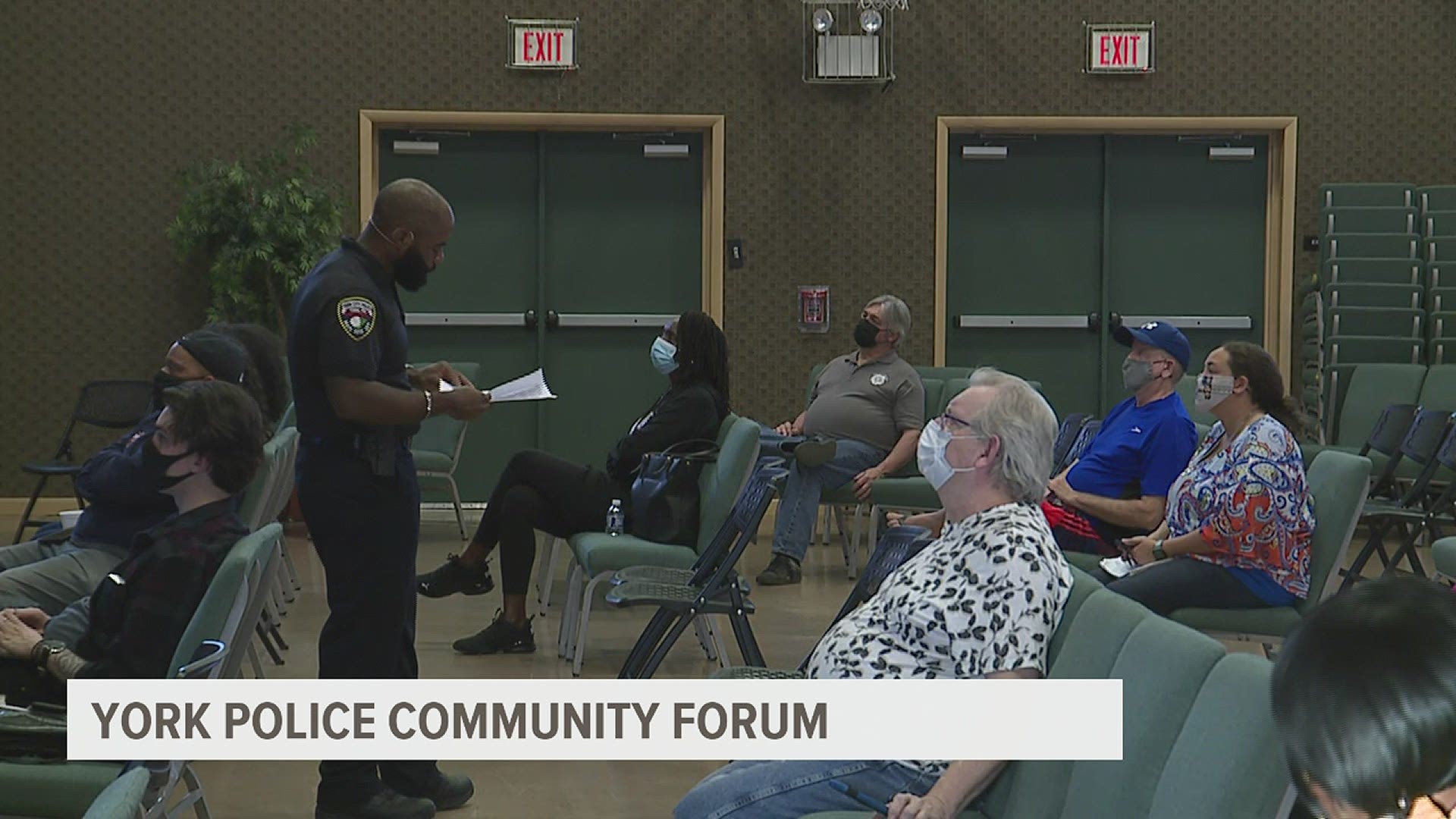 The York City Police Department held its second public forum in an effort to build honest communication between community members and police.