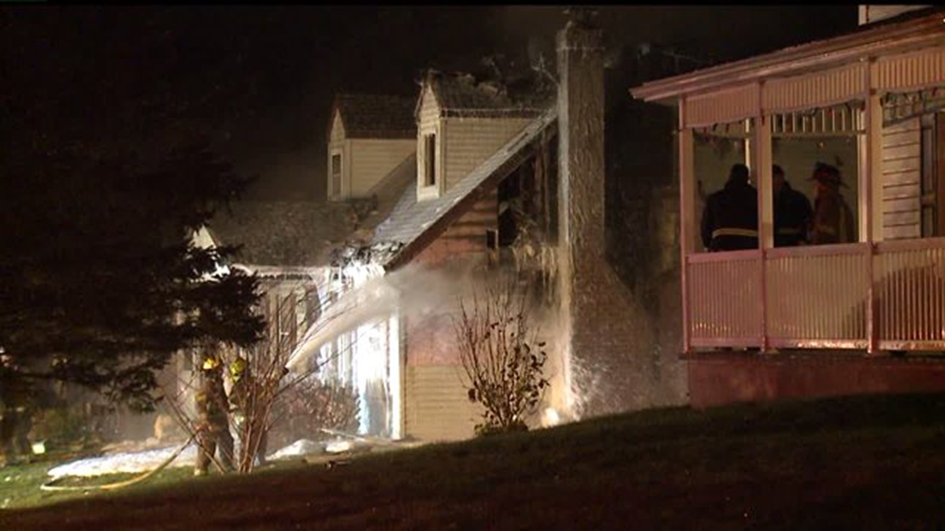 Overnight house fire breaks out in Monaghan Township