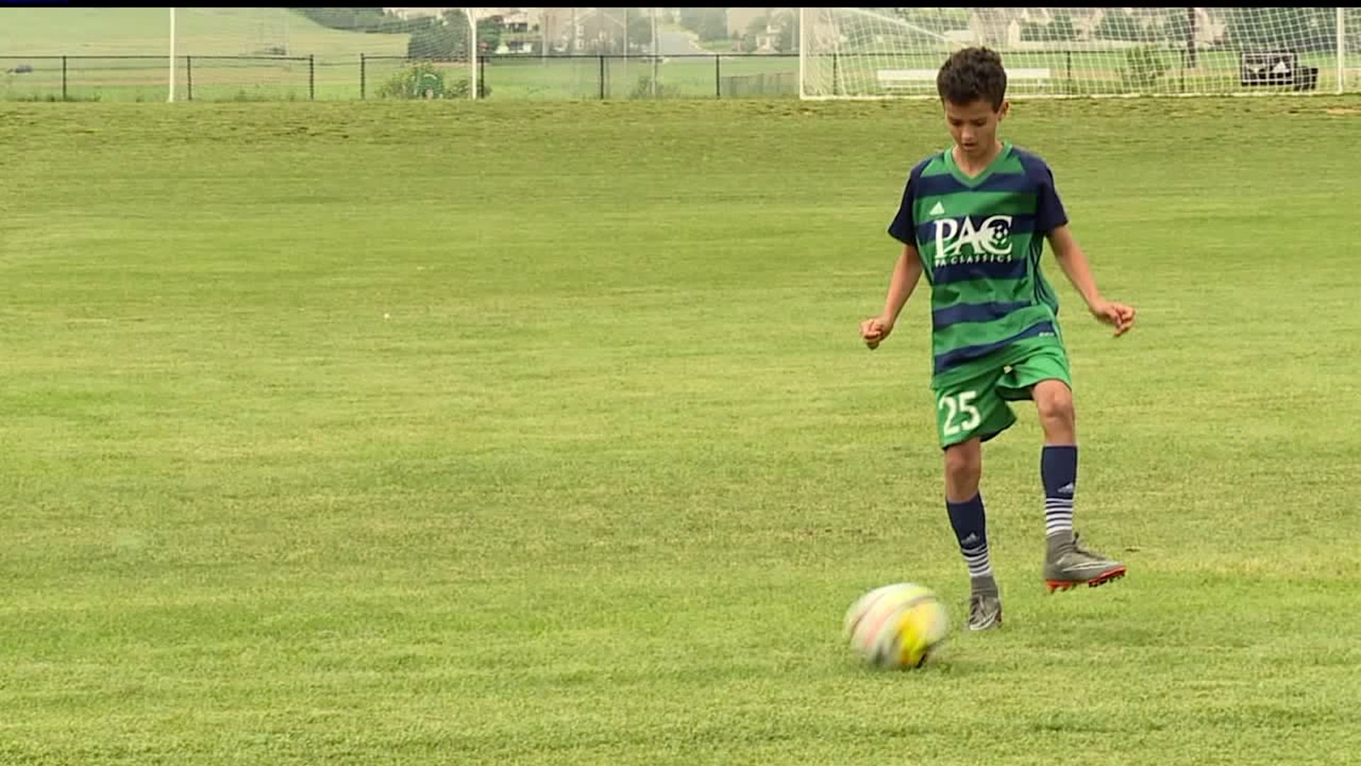 Local youth soccer play in Russia for World Cup