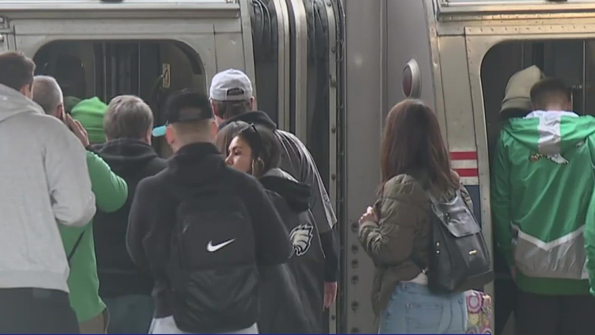 The Lancaster Amtrak station helped Birds fans take the trip to Philadelphia ahead of the conference championships.