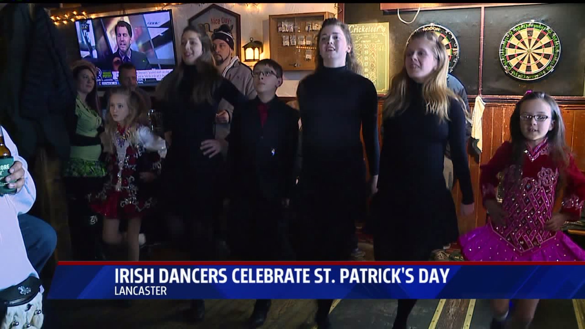 Irish dancers celebrate St. Patrick`s Day