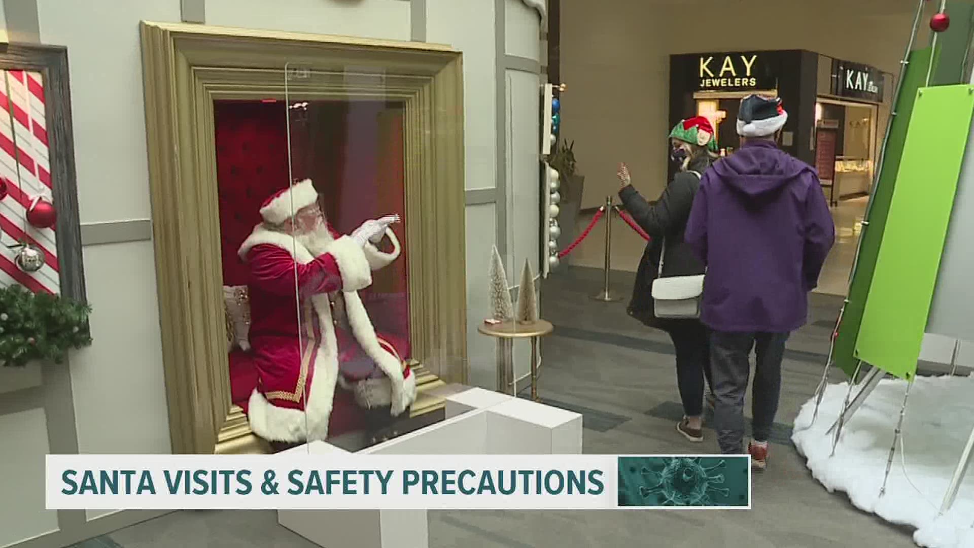While COVID-19 safety measures will make greeting Jolly Old St. Nick a little different in 2020, he'll be available to greet children in several Central PA locations