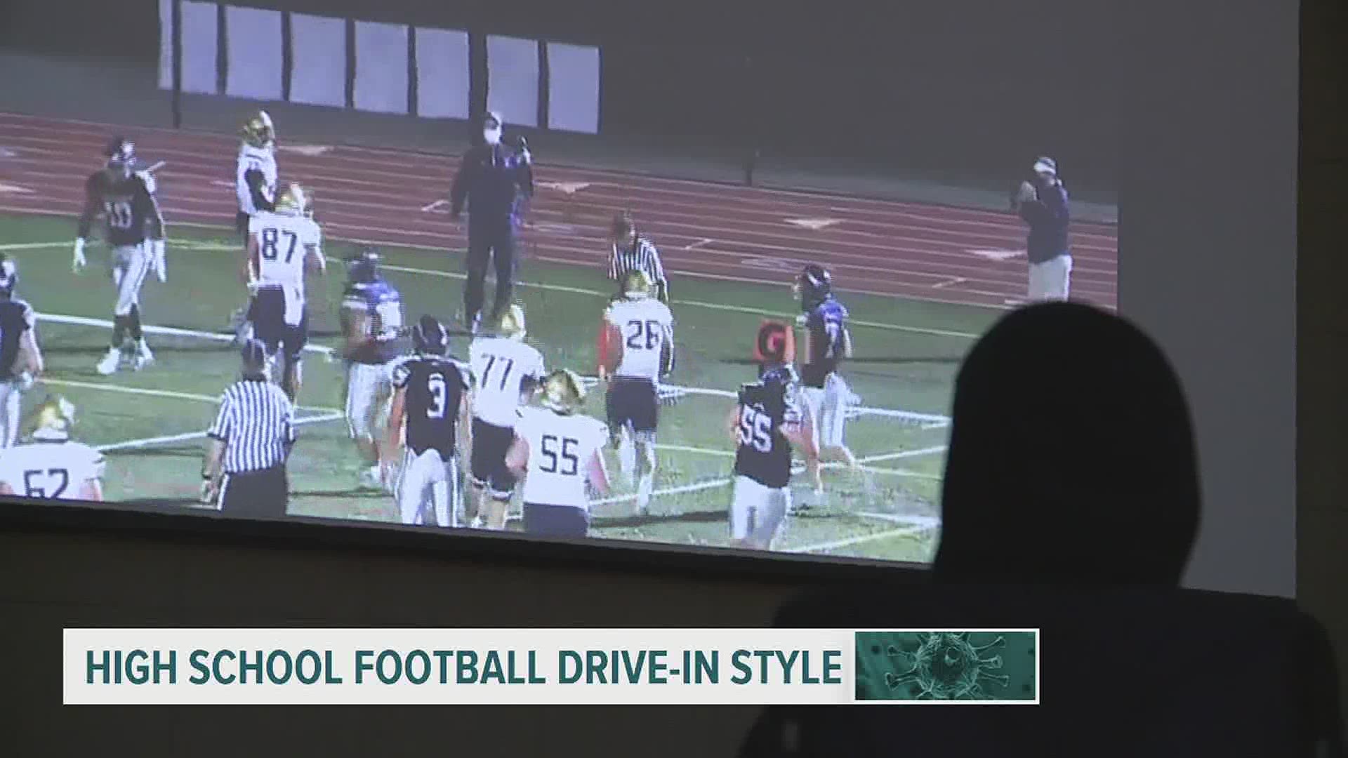 As organizations conform to COVID-19 guidelines, Penn Cinema Drive-In is streaming the Manheim Township vs. La Salle College High school Friday night football game