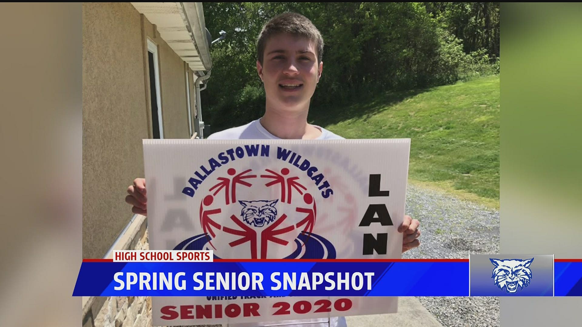 Our spring senior snapshot is of Lane Strausbaugh of the Dallastown Unified Track Team
