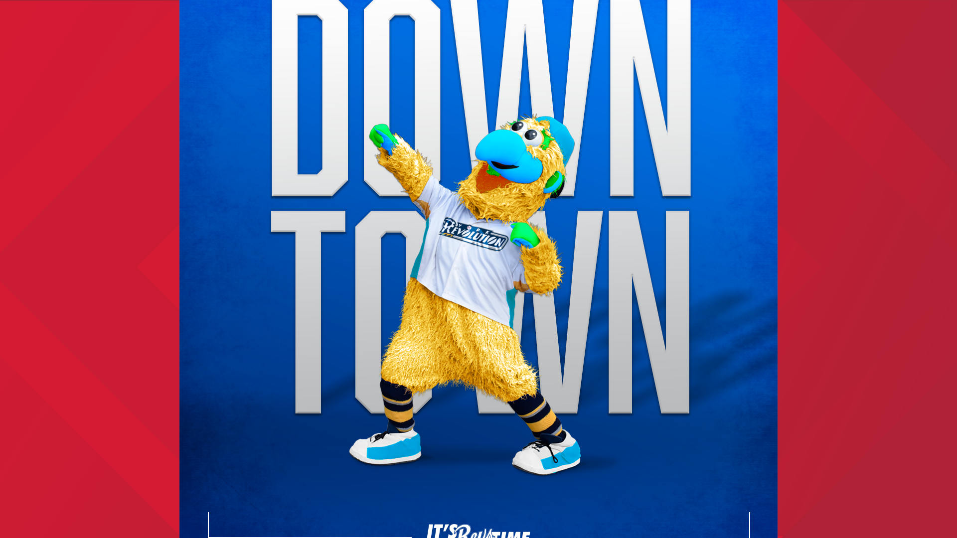 DownTown, the mascot of the York Revolution, unveils a new look | fox43.com