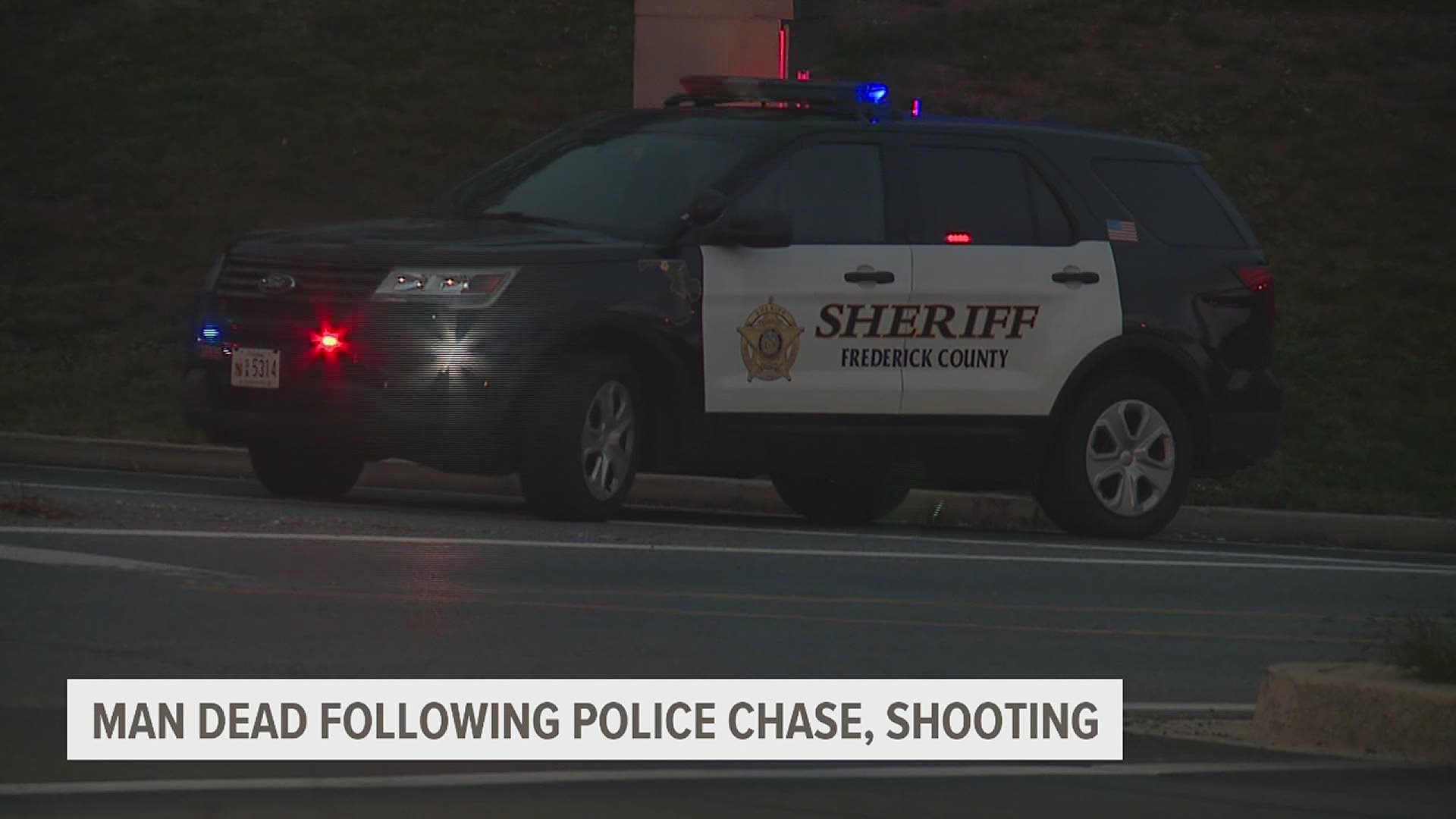 A police chase that began in Cumberland Township, Adams County ends with one person killed by police in Emmitsburg, Maryland