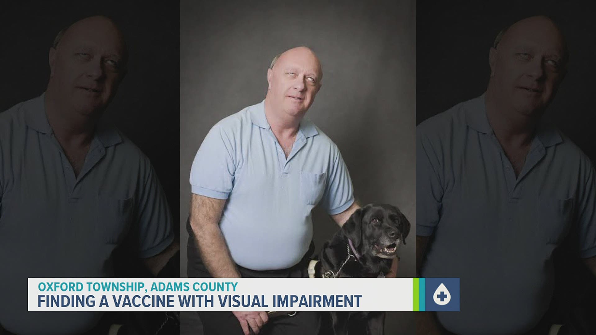 One Adams County man claims his blindness delayed him from accessing the vaccine.