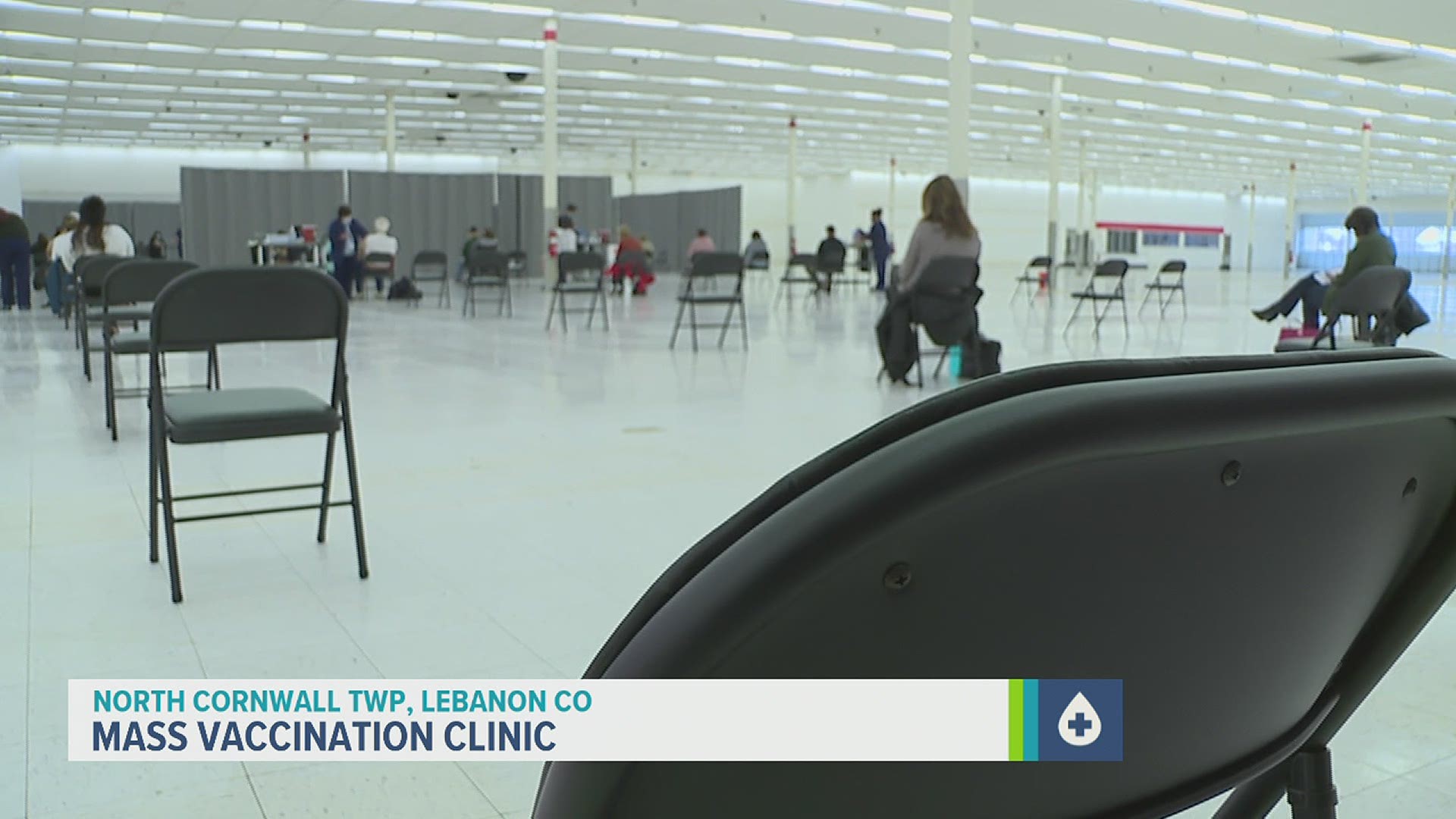 Officials said the clinic could conduct up to 1,000 vaccinations a day.