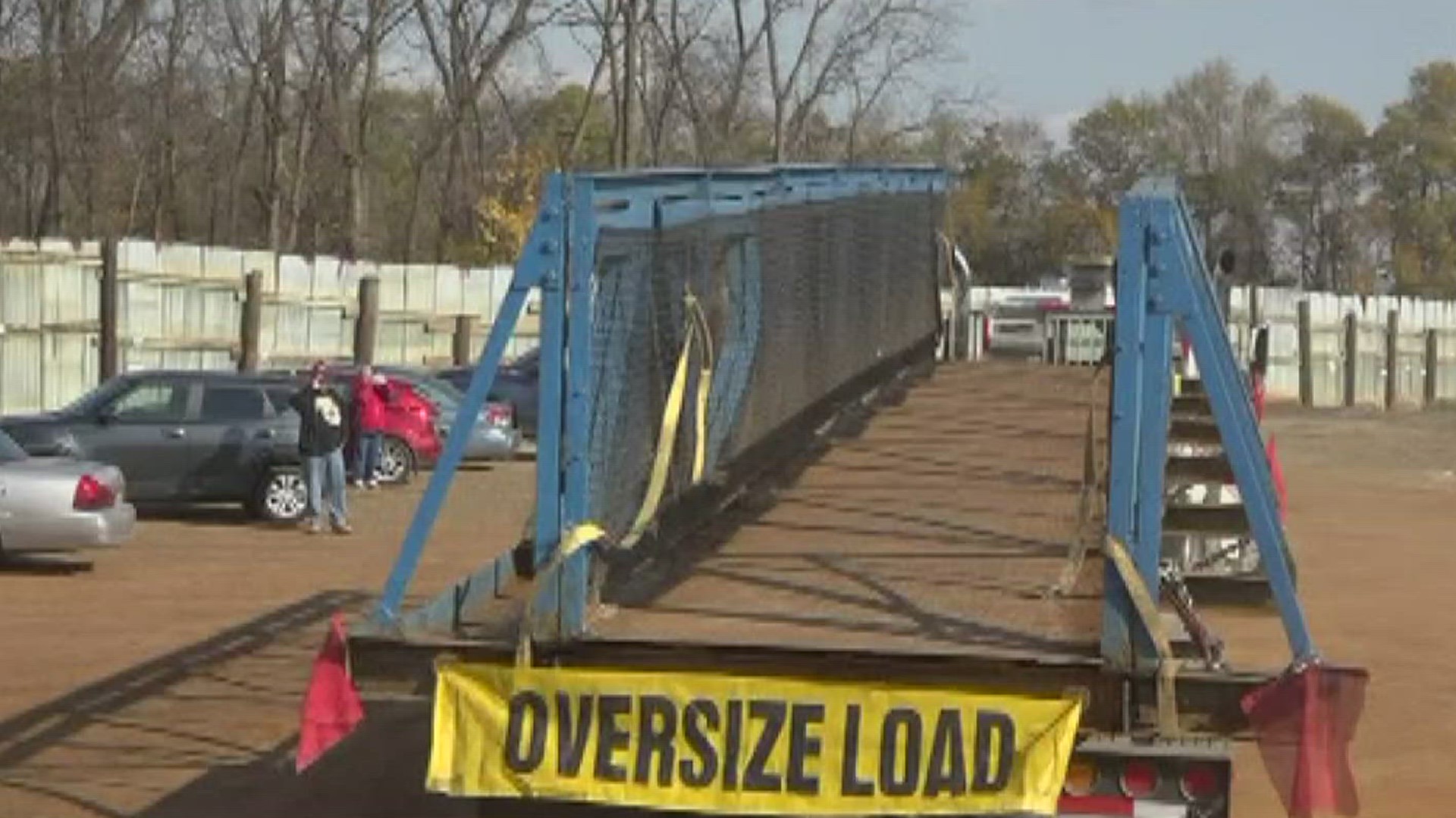 After 76 years, the historic Williams Grove bridge was taken down and donated to the Eastern Museum of Motor Racing.