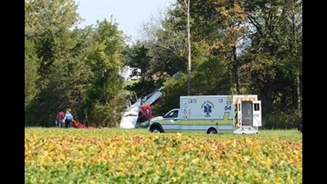 Small aircraft crash injures two in Adams County