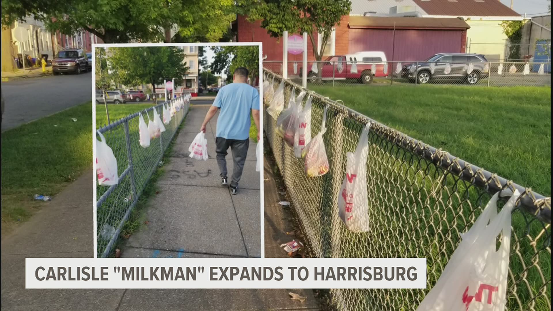 Gary Grant has been serving the Carlisle area with free milk and produce since April. Now he's expanding his operation to the capital city.