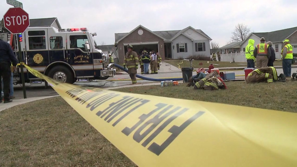 Four firefighters injured after house explosion in Littlestown