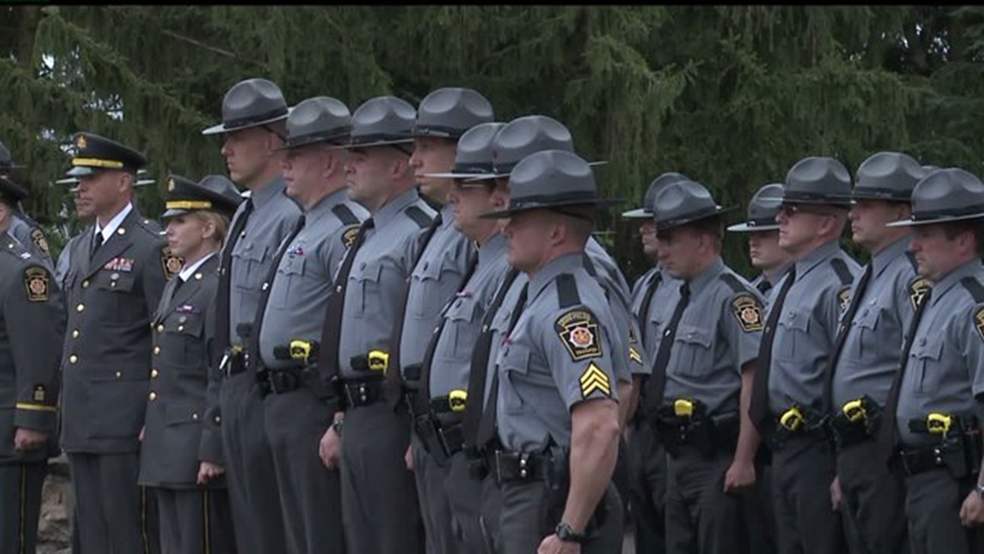 Police honor 96 fallen Troopers