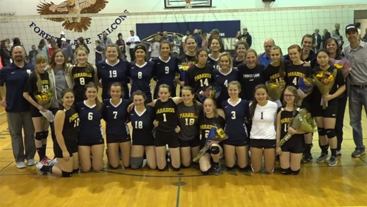 When A High School Volleyball Team Lost Everything In The California Fires Their Opponents Bought Them New Uniforms Fox43 Com