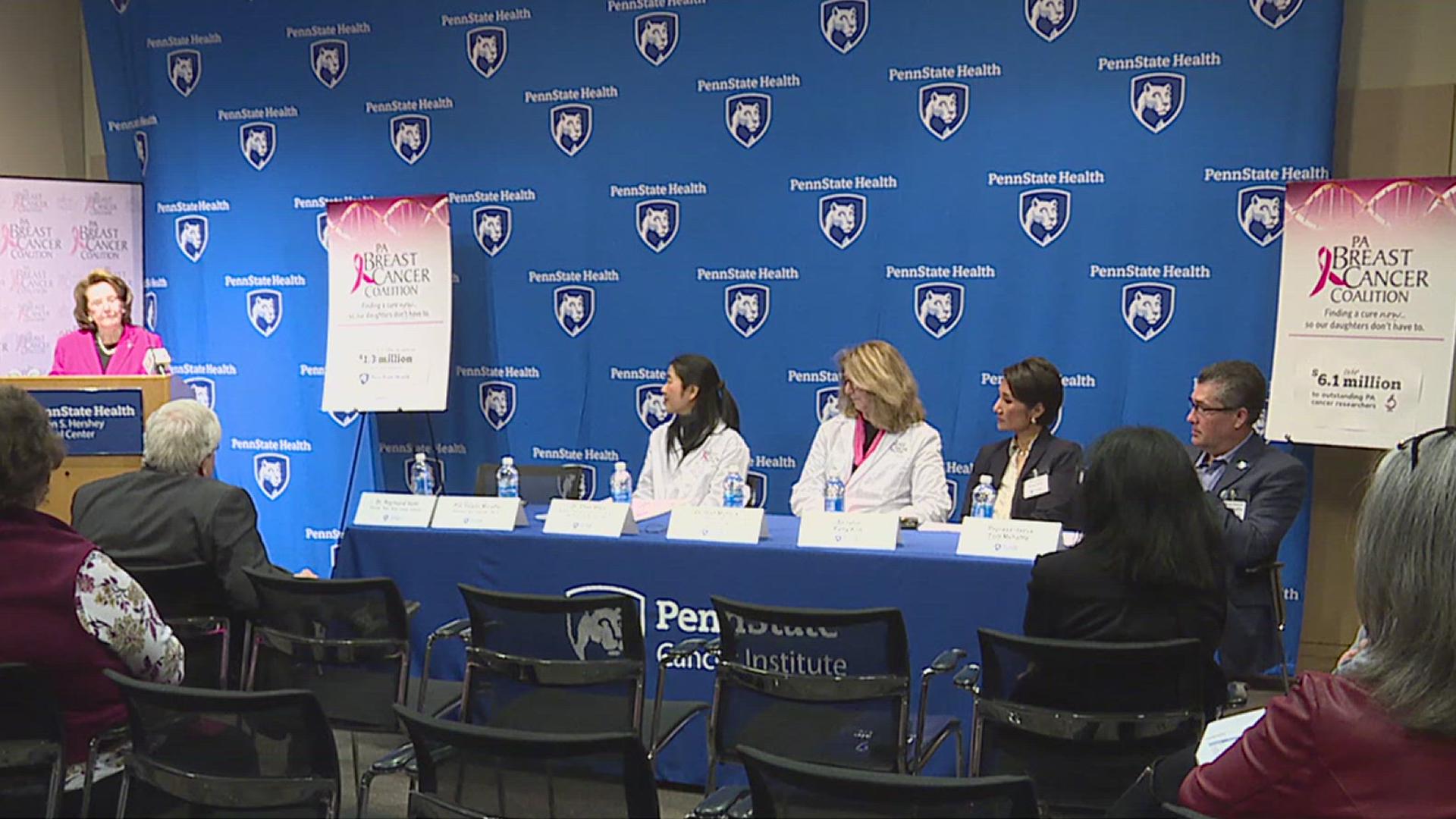 PA Breast Cancer Coalition presented $200,000 in grant money, as the money helps to slow the deadly disease.