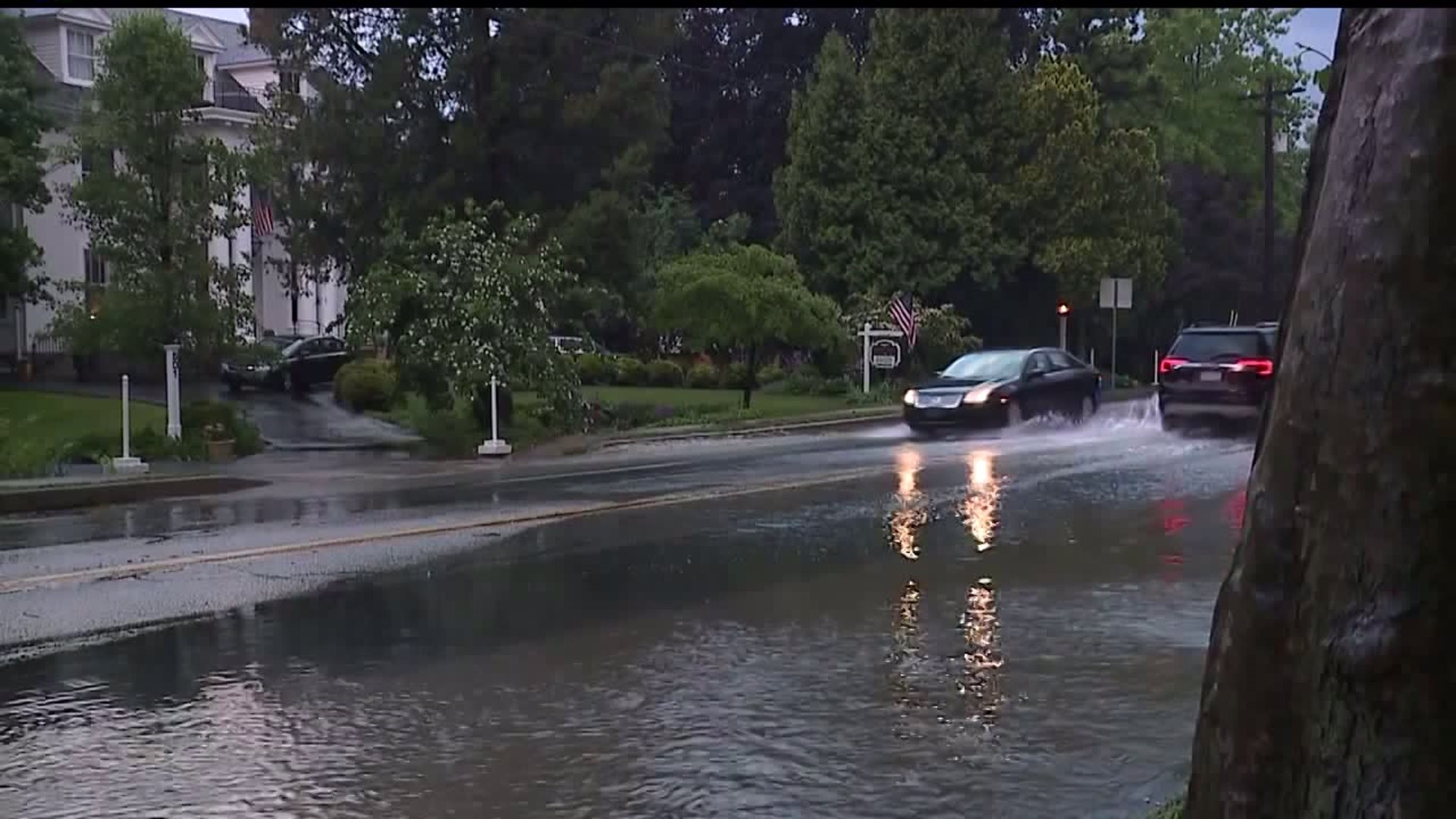 Heavy rains batter South Central Pennsylvania, flood roads