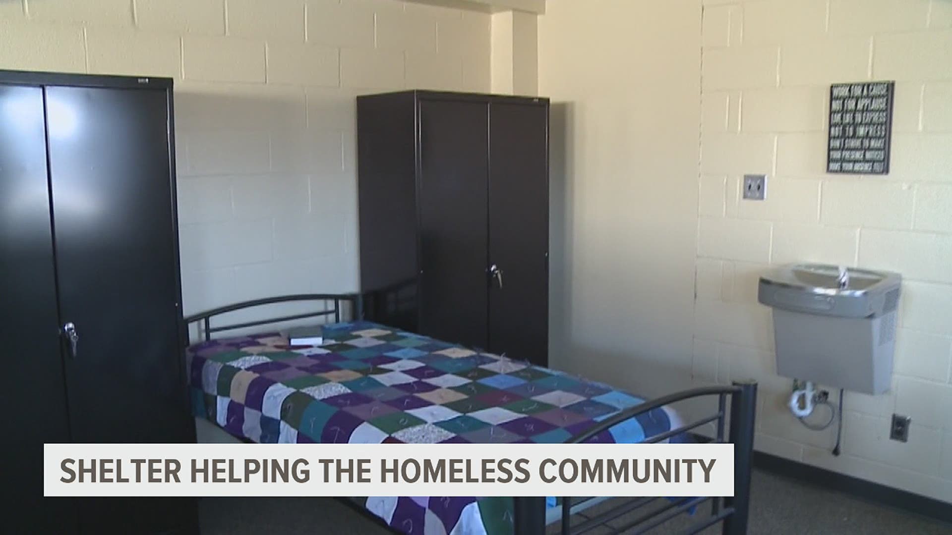 The shelter is seeing about five to ten intakes per week since the pandemic first started.