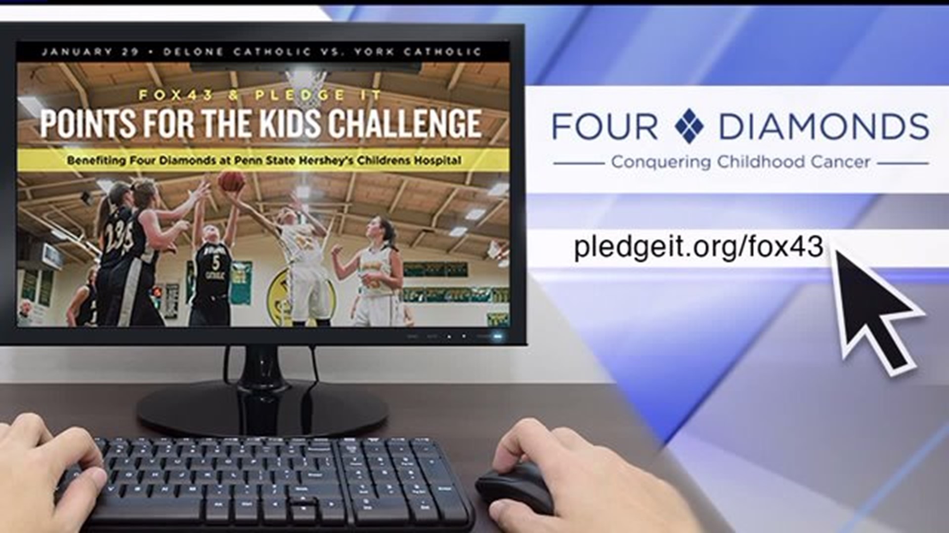 FOX43 and PLEDGE IT partner to launch rivalry game that will raise thousands of dollars