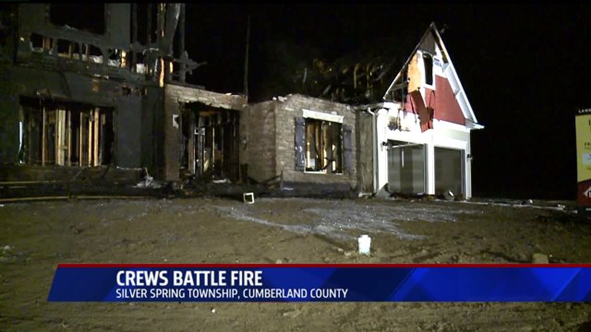 Model home destroyed in early morning fire | fox43.com