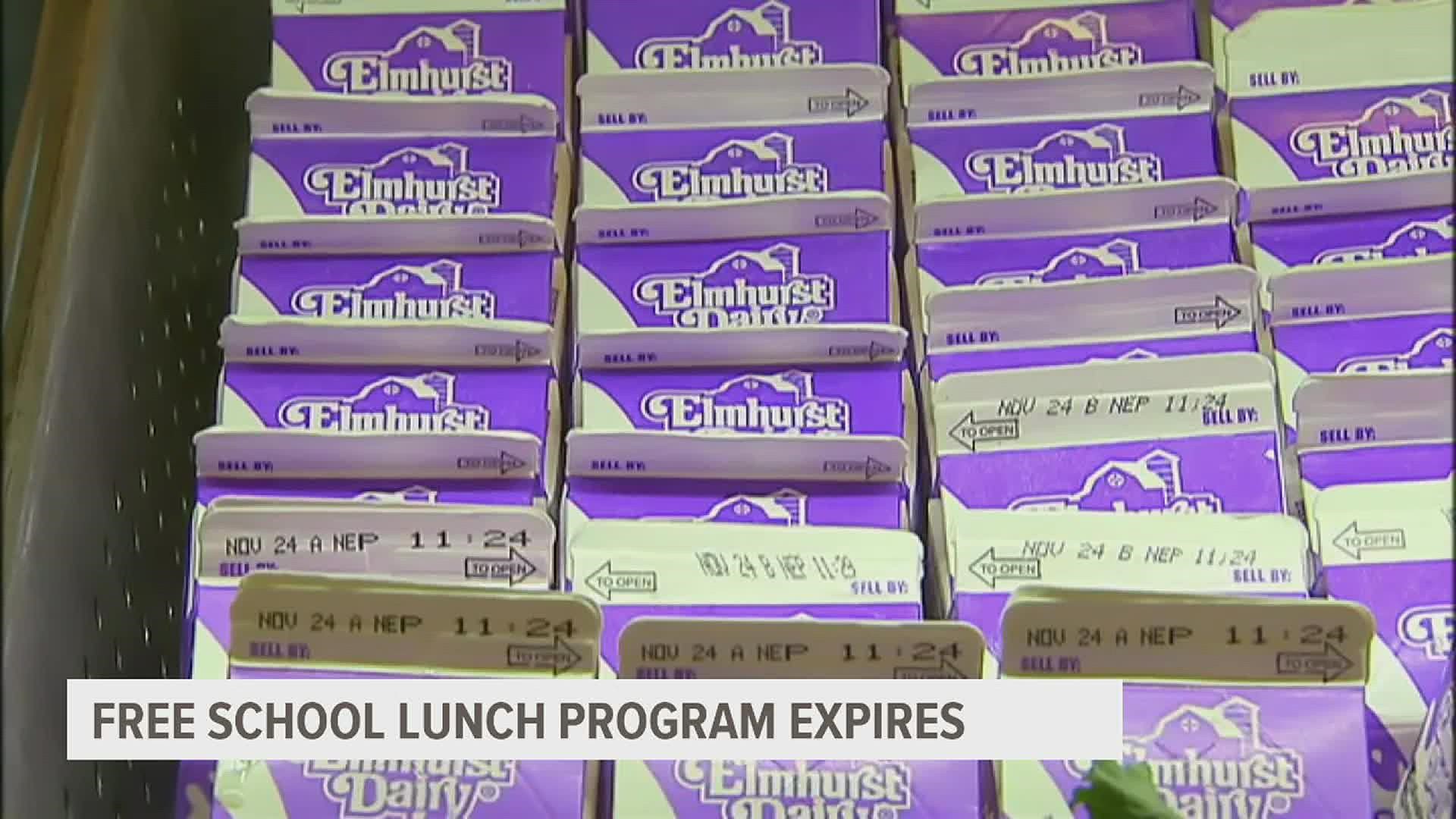 Schools are asking families to apply for the free or reduced-price meal program.