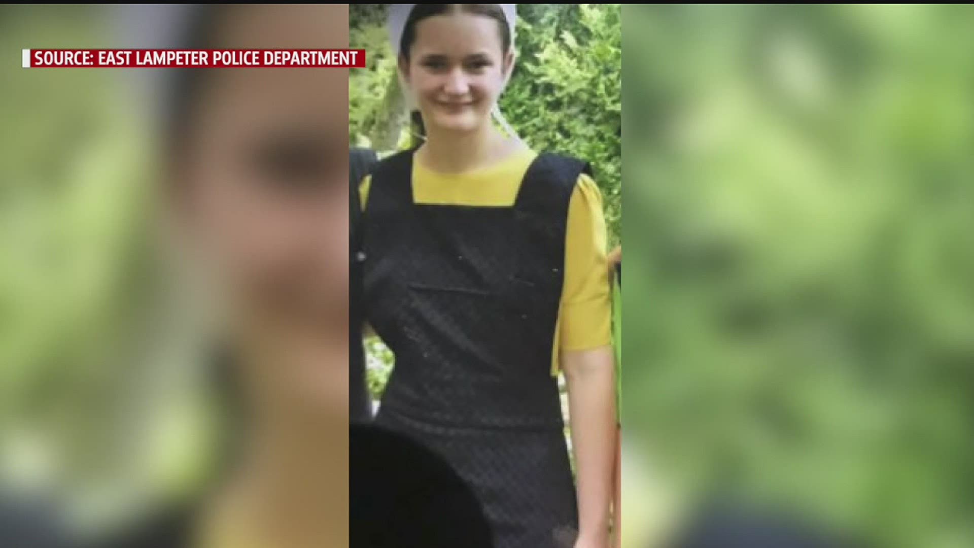 She's the Amish teen reported missing Sunday after a church service. Police say they are interviewing family, neighbors, and friends to find out what they can.