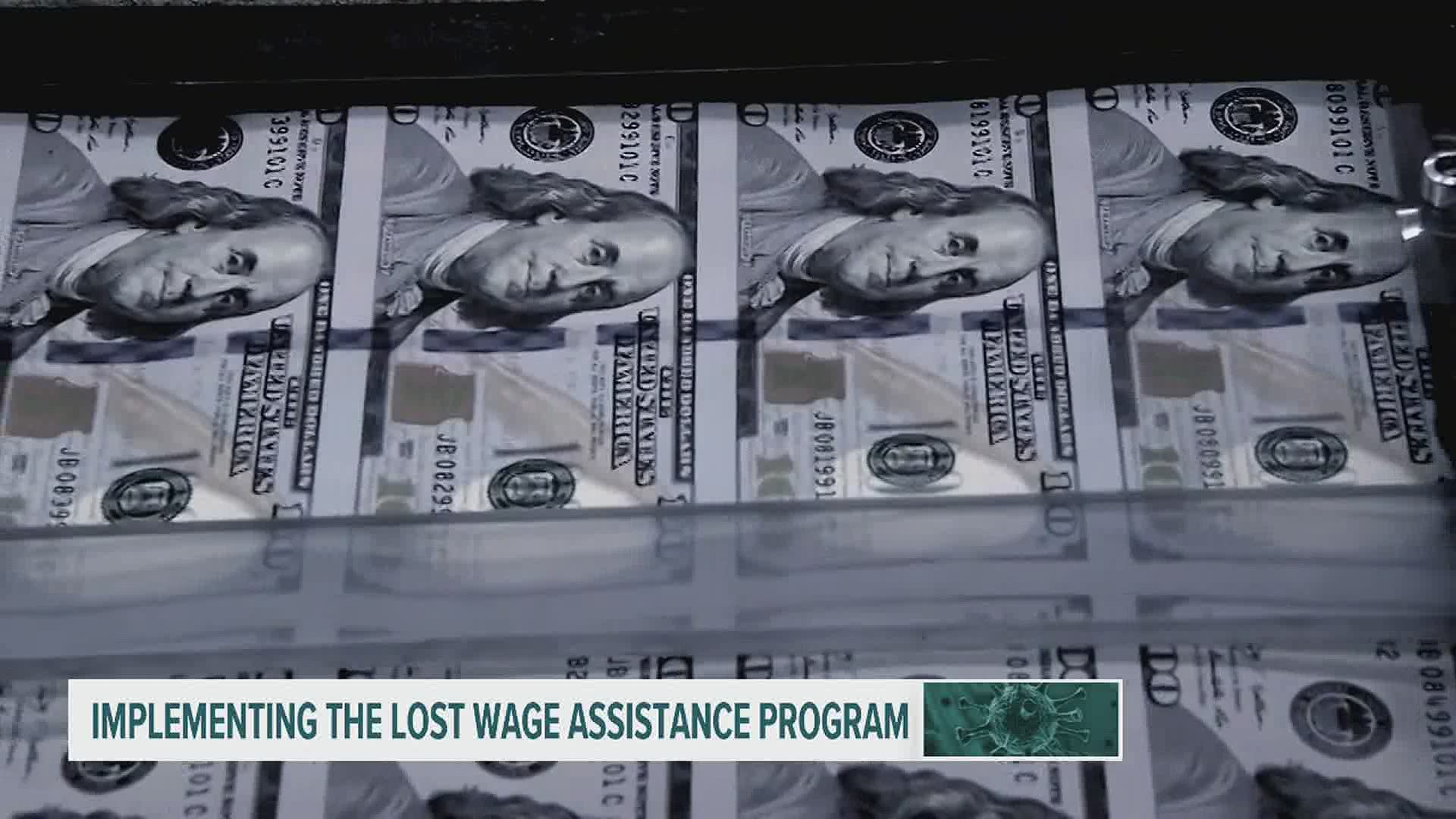 Monday, FEMA approved a grant to Pennsylvania to fund the Lost Wages Assistance program