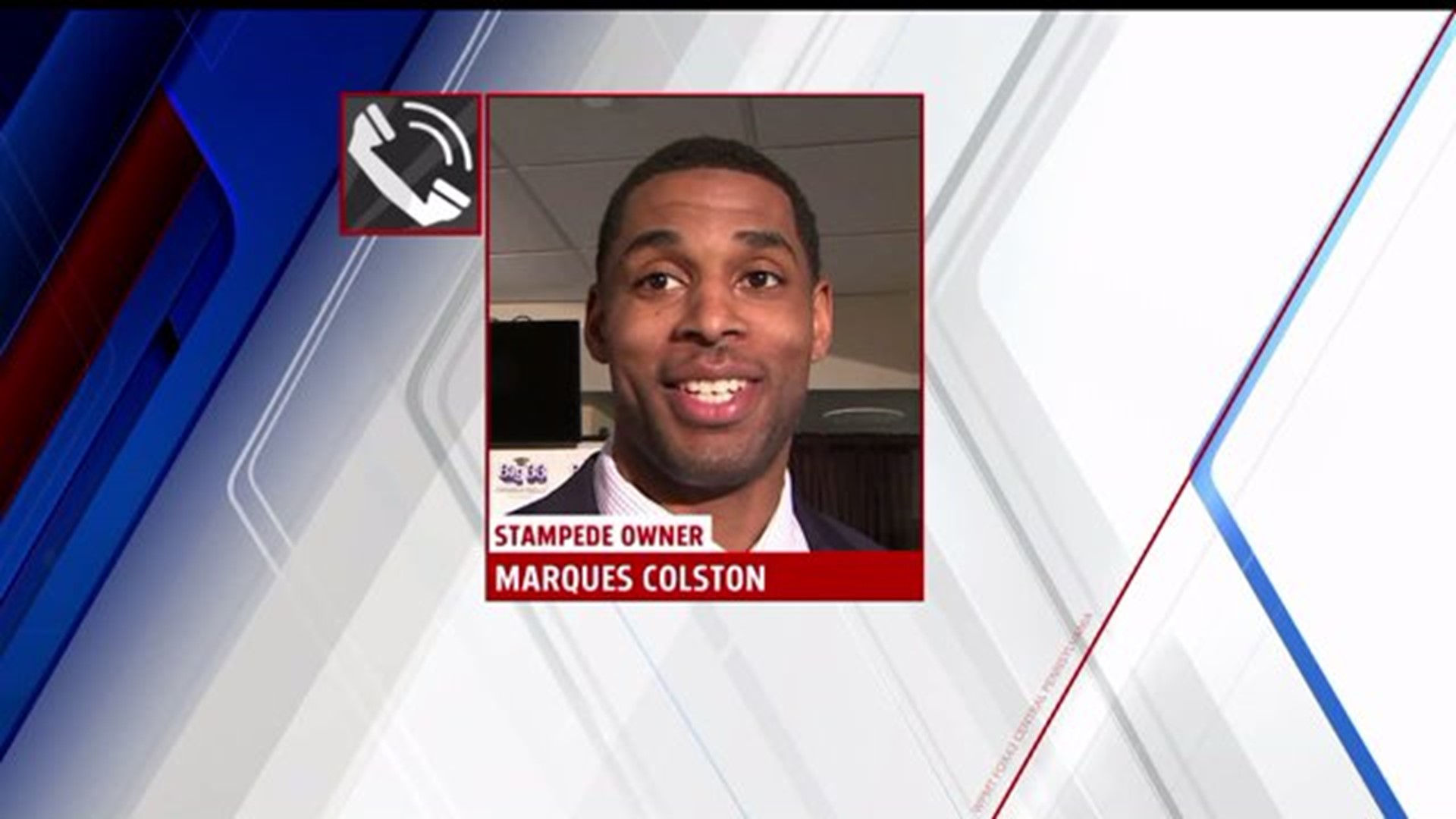 Marques Colston Talks to FOX43 about the Stampede Shutdown