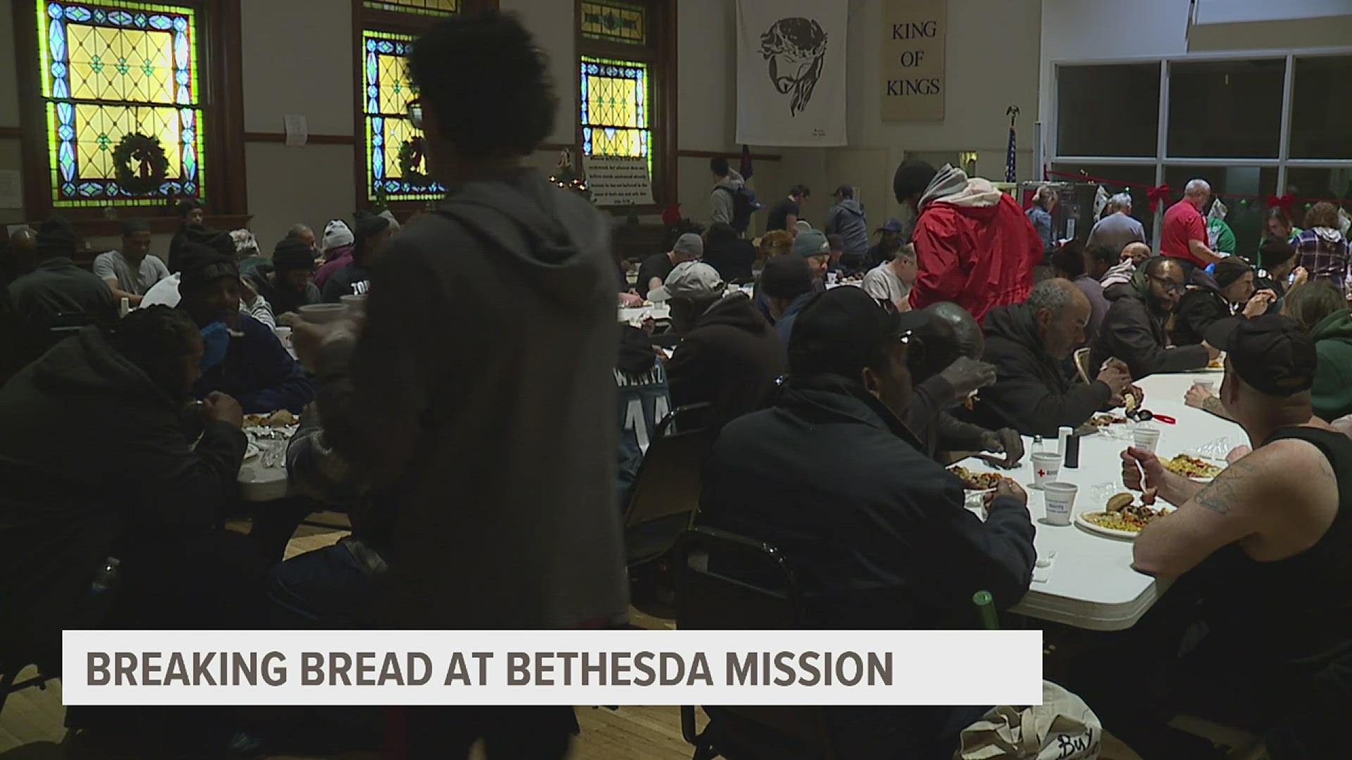 Bethesda Mission in Harrisburg hosted its first in-person holiday dinner for the less fortunate since the covid pandemic.