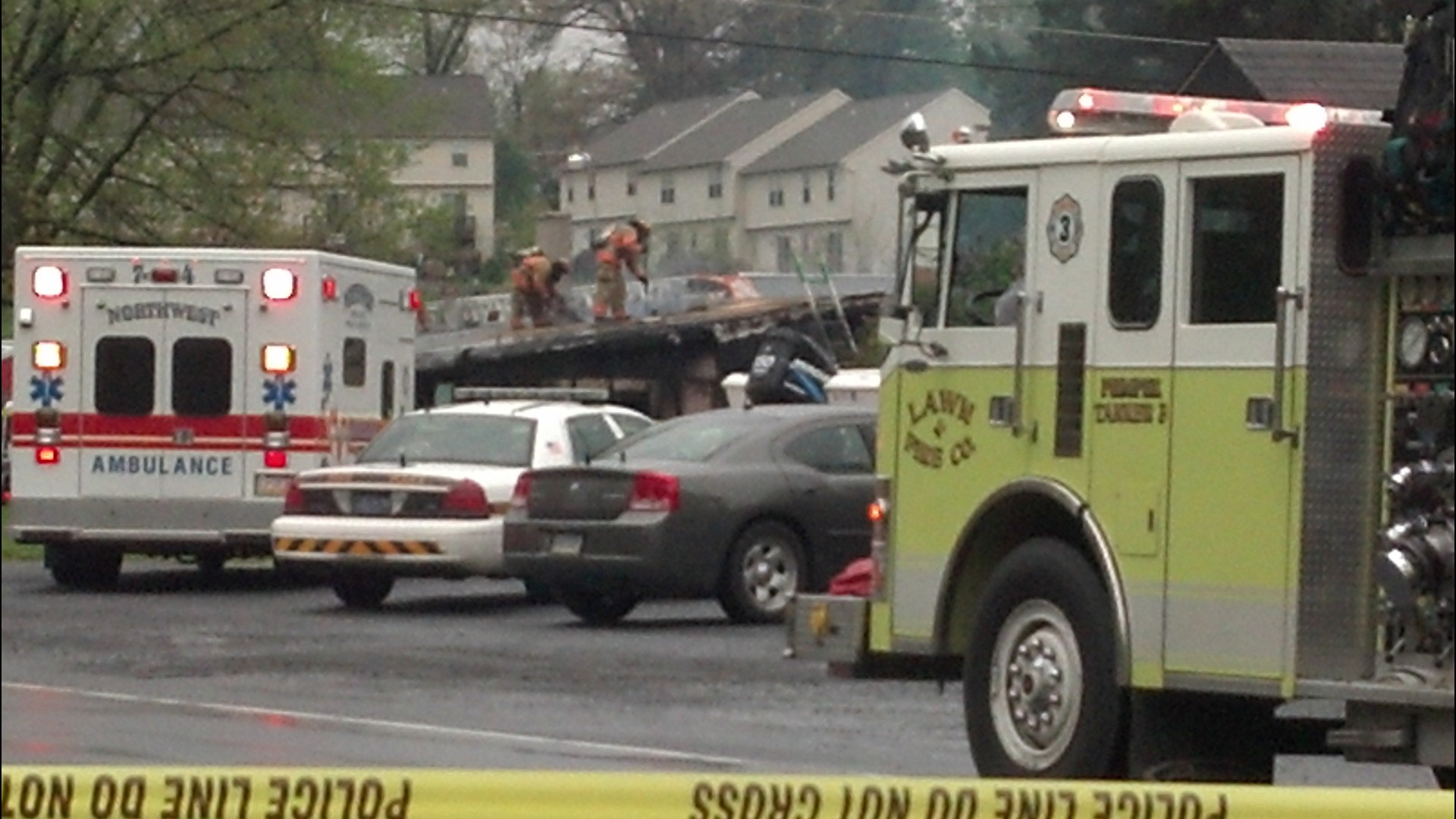 Crews battle 2alarm fire in Mount Joy Twp.