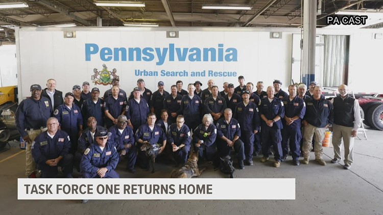 Pa's Task Force 1 returns home from Hurricane Ian response