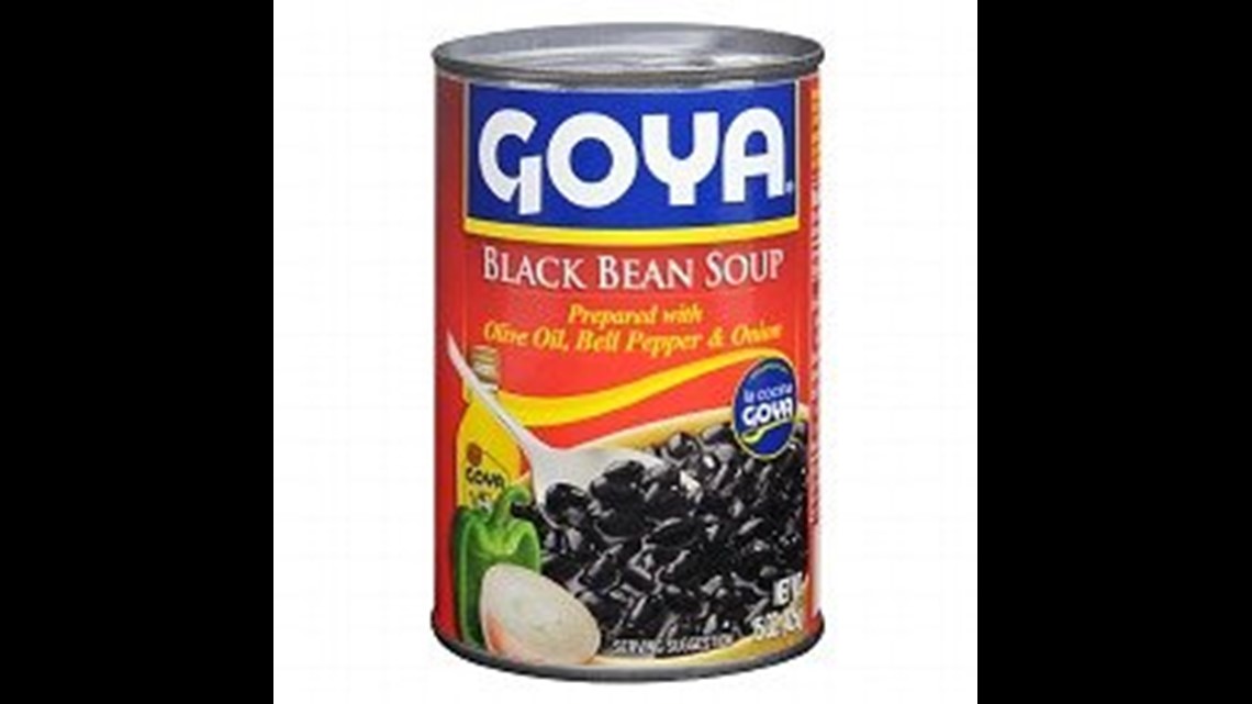 GIANT issues recall for Goya regular ready to serve black bean soup