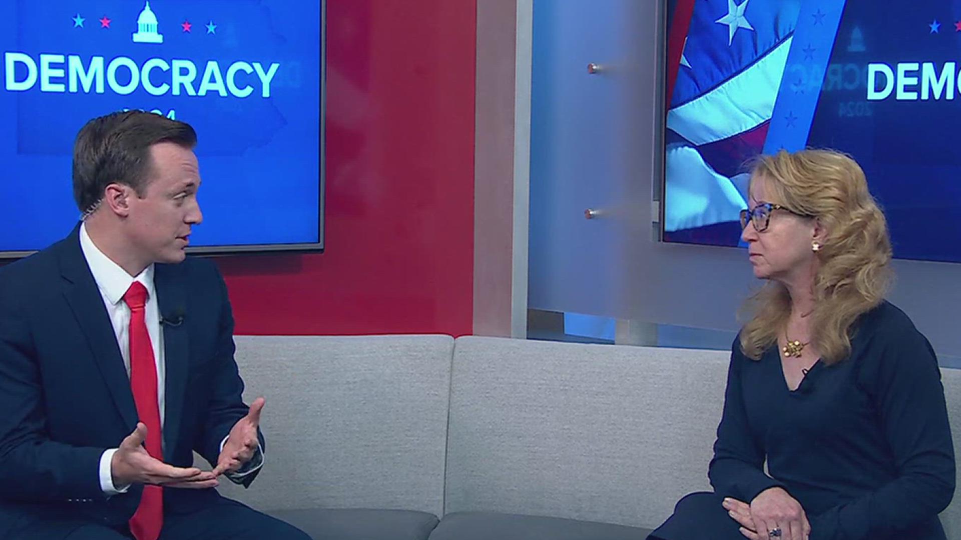 Dr. Allison Dagnes with Shippensburg Univerisity sat down with FOX43's Marshall Keely to discuss key election issues. 