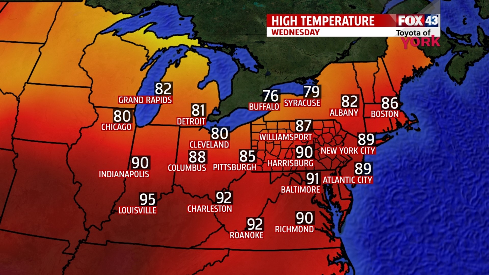 Sunshine continues with warmer temperatures | fox43.com