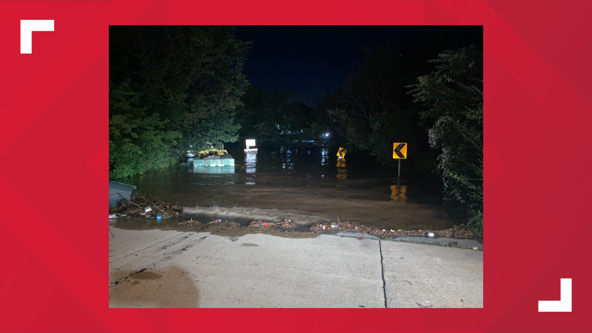 As of 6:30 a.m. on Thursday, the National Weather Service recorded the Conestoga River at its highest, at just below 17.8 feet.