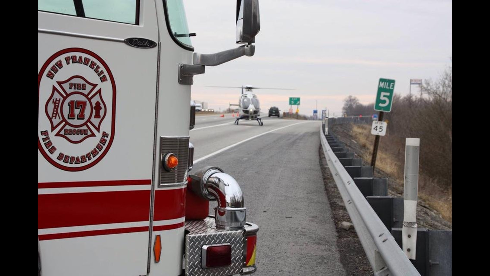 Accident closes Interstate 81 Southbound lanes in Franklin County ...