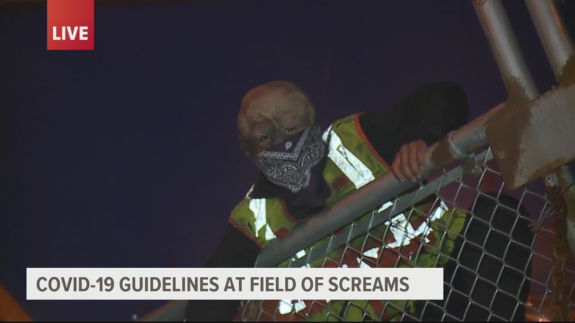 All of the Field of Screams attractions are now open for the season, with new safety guidelines in place for Covid-19.