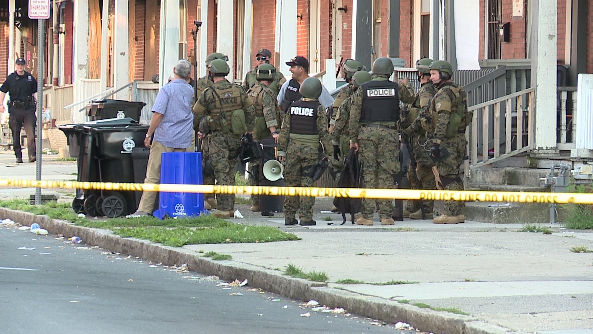 Suspect sought after opening fire in street in Harrisburg